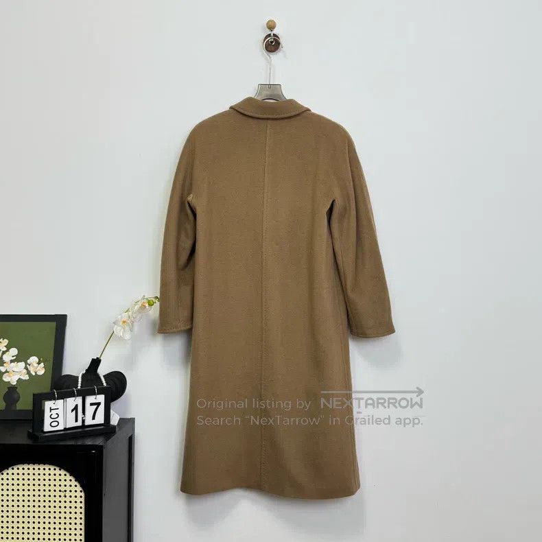 Max Mara Max Mara Cashmere Blend Long Wool Coat Size XXS / US 00 / IT 34 - 2 Thumbnail