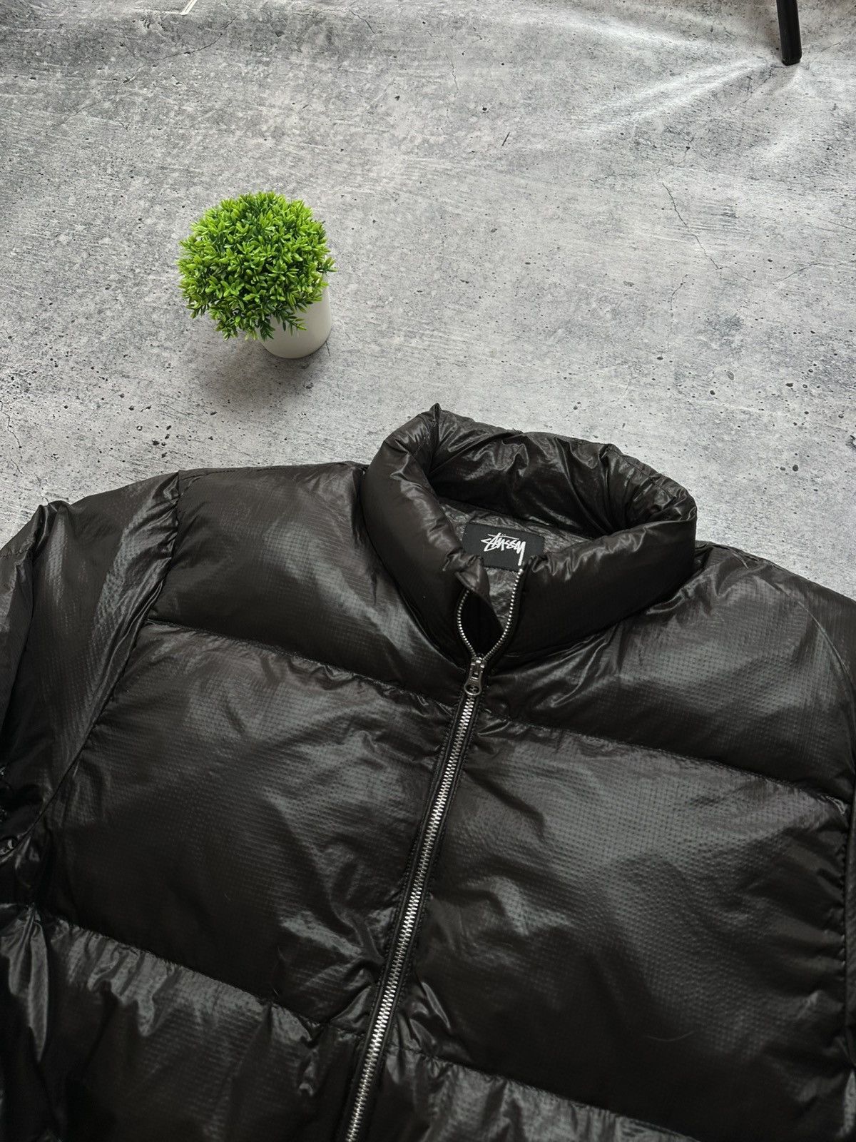 Stussy Stussy Nylon Micro Ripstop Y2K Waterproof Down Puffer Jacket Size US L / EU 52-54 / 3 - 4 Thumbnail