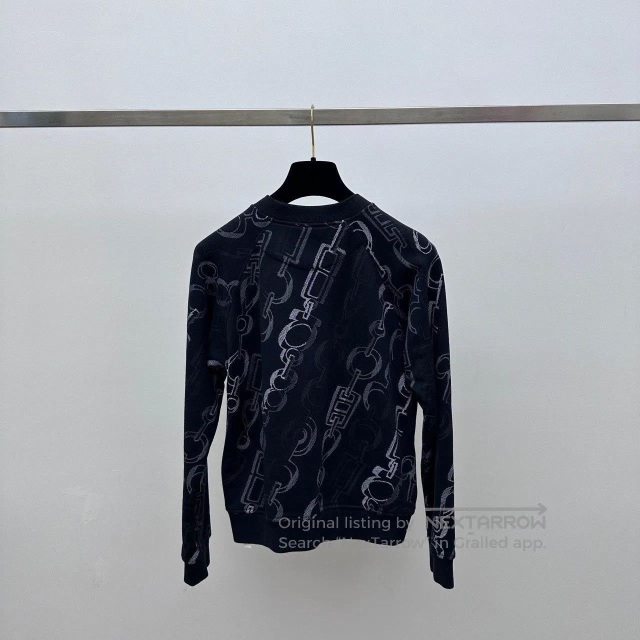 Hermes Hermes Chain Print Sweatshirt. Size XXS / US 00 / IT 34 - 3 Thumbnail