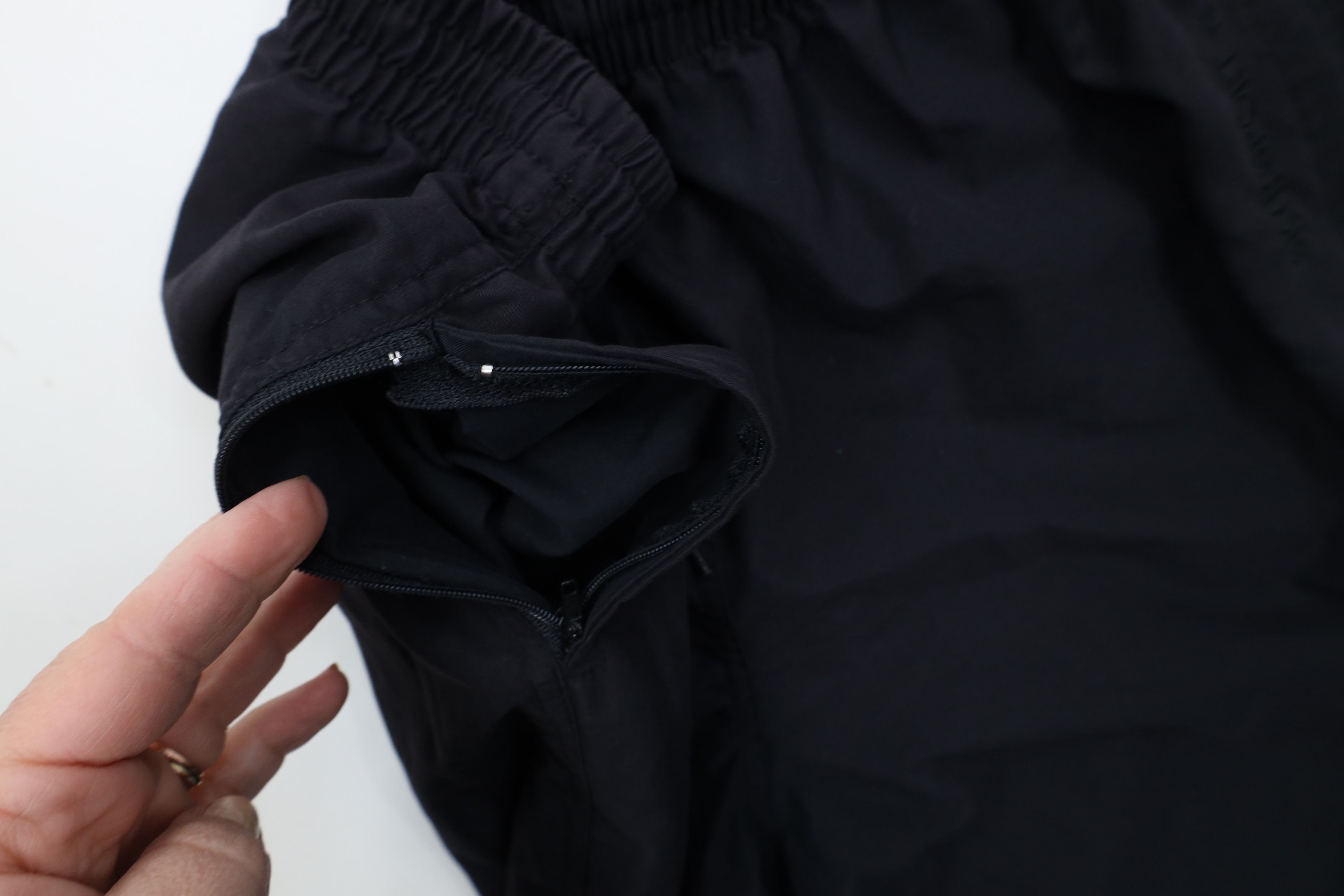 Vintage Vintage 90s Streetwear Cuffed Joggers Jogger Pants Black Size US 32 / EU 48 - 8 Thumbnail