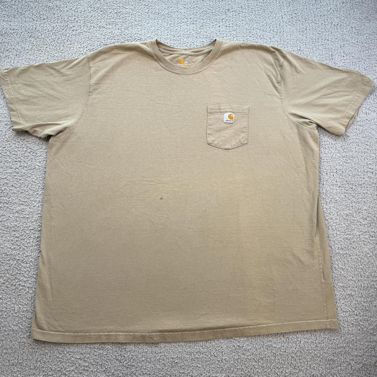Carhartt Carhartt K87 Original Fit Short Sleeve Pocket T Shirt Men L Size US XXL / EU 58 / 5 - 1 Thumbnail