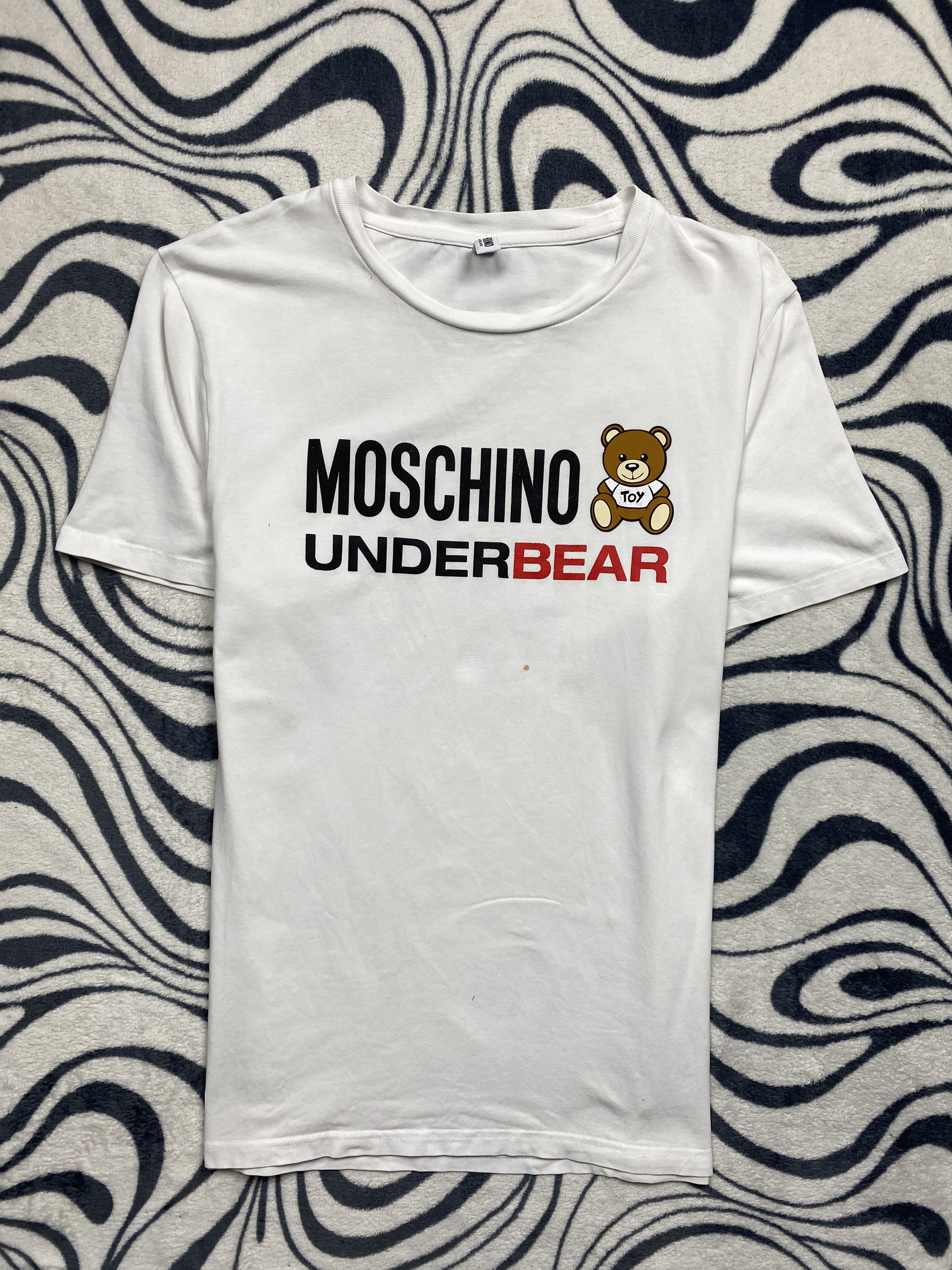 Moschino Moschino UnderBear Mens T-Shirt Tee Size US S / EU 44-46 / 1 - 1 Thumbnail
