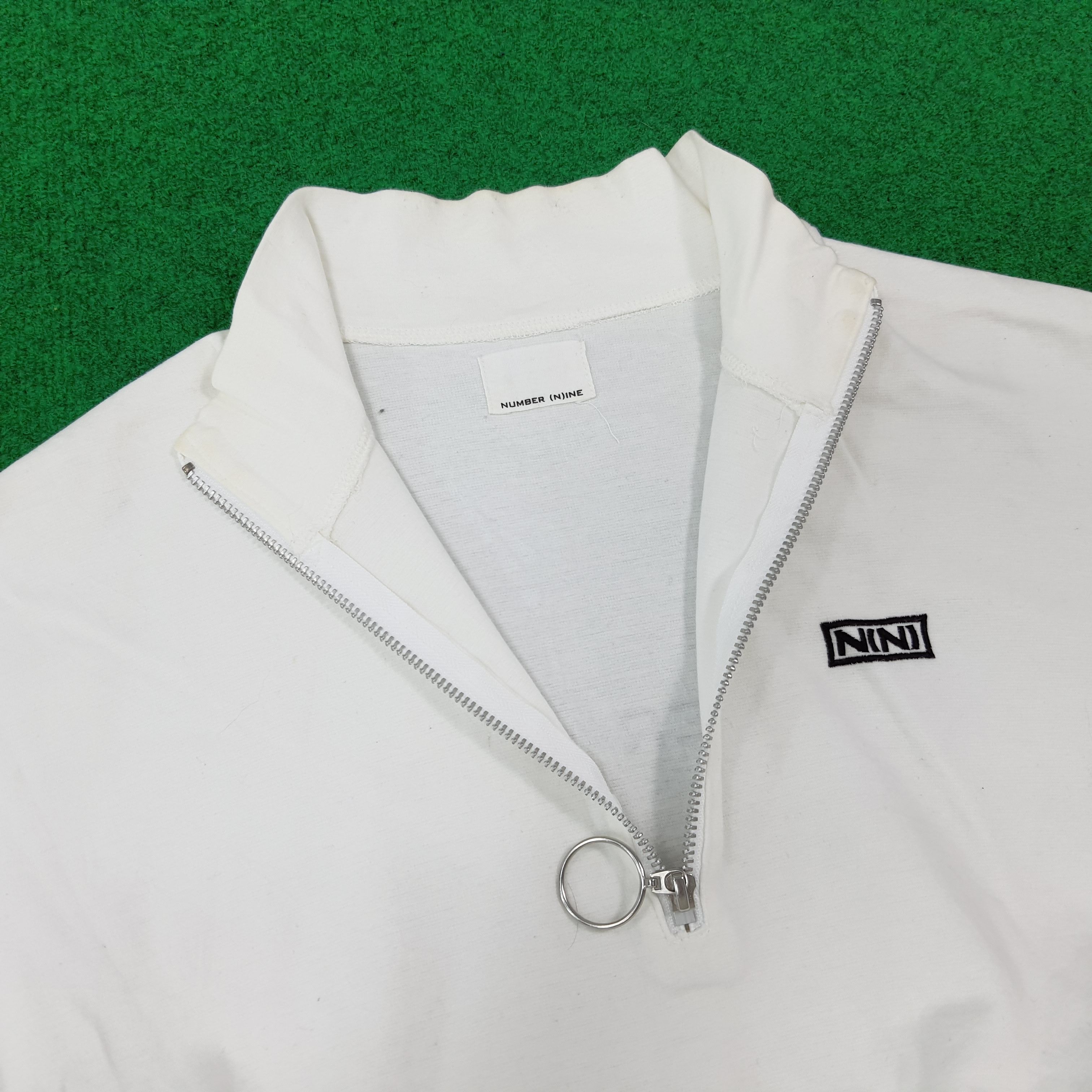 Number (N)ine Vintage Number Nine Half Zip Mock Neck C276N54 Size US XL / EU 56 / 4 - 5 Thumbnail
