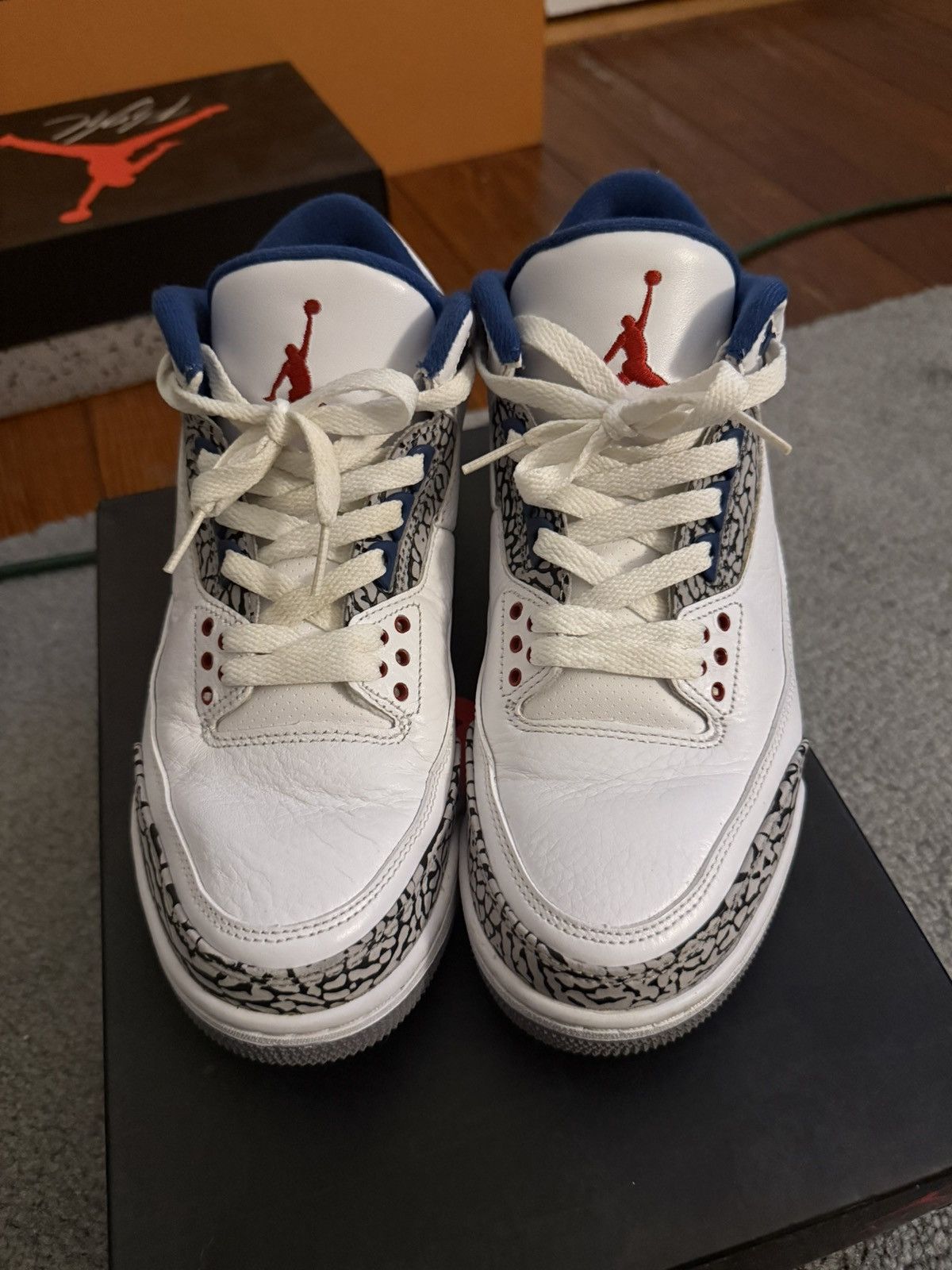 Nike 2011 Jordan 3 True Blue Size US 8.5 / EU 41-42 - 3 Thumbnail