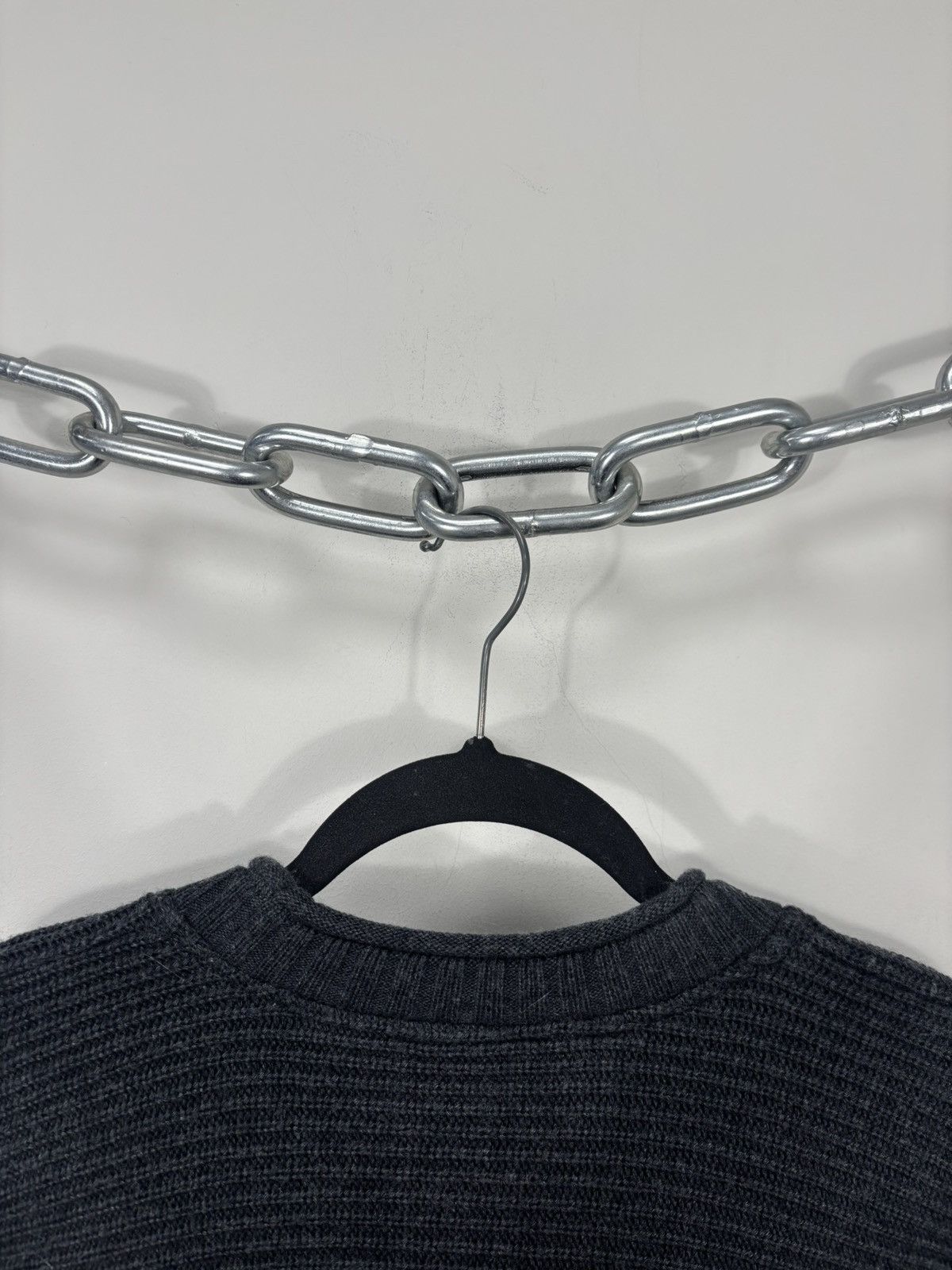 Carlo Colucci Carlo Colucci Vintage Men’s Gray Oversized Wool Knit Sweater Size US M / EU 48-50 / 2 - 14 Thumbnail
