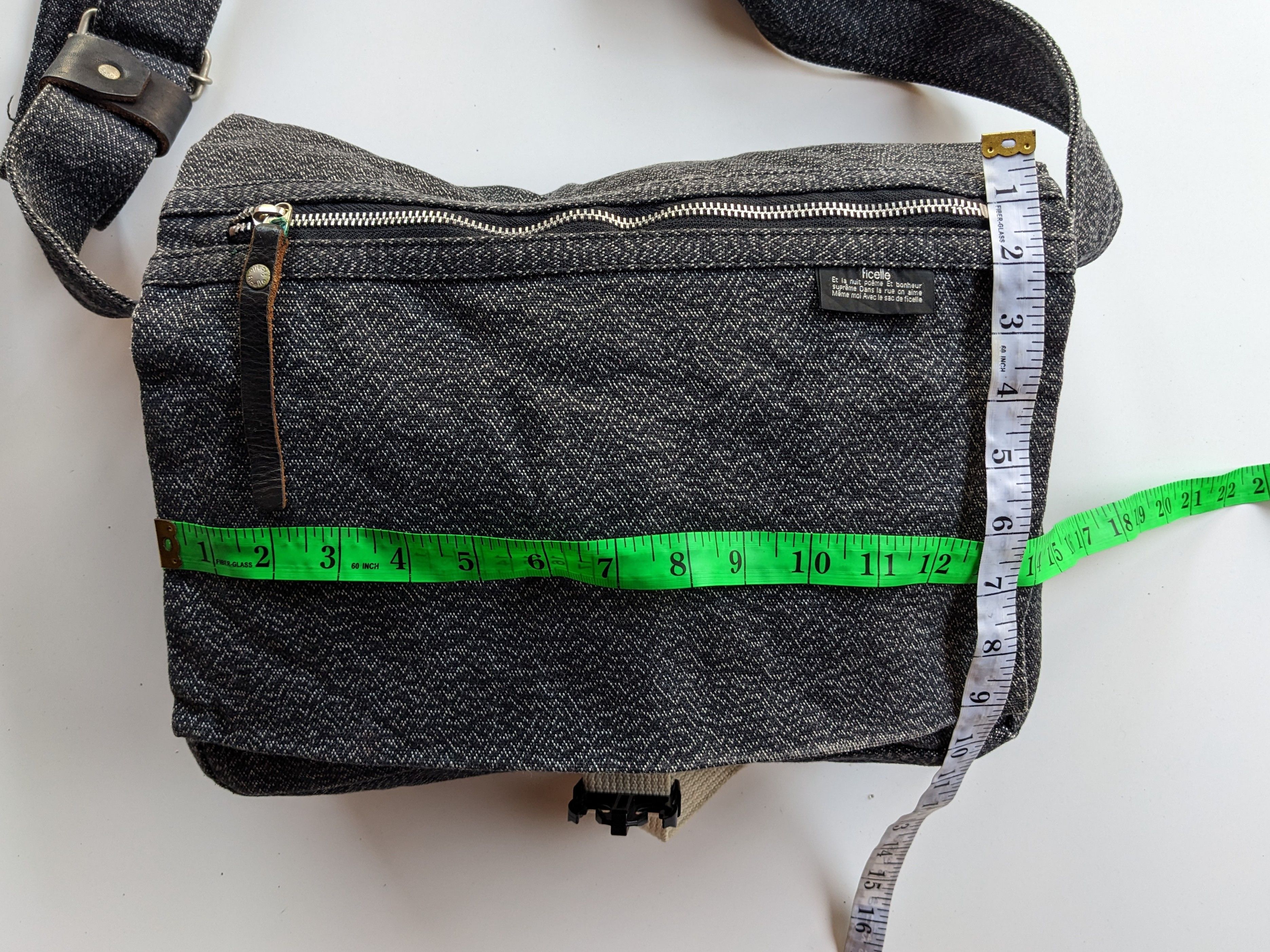 Japanese Brand Ficelle canvas sling bag Size ONE SIZE - 9 Thumbnail