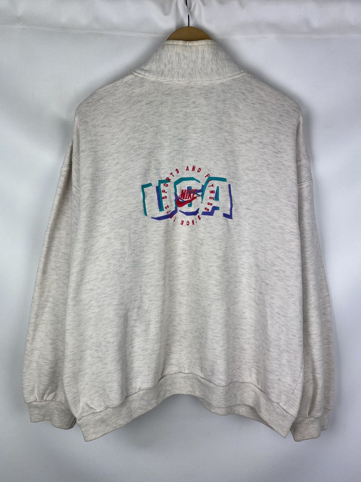 Nike Nike Vintage 1/4 Zip Pullover Sweatshirt Size XL Size US XL / EU 56 / 4 - 16 Thumbnail