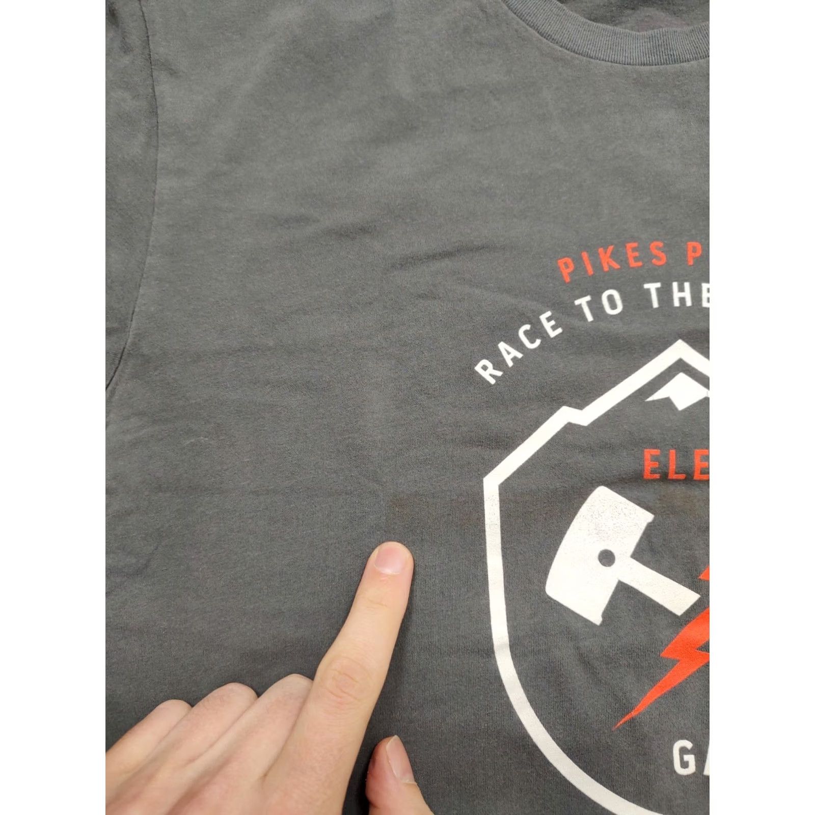 Doublet Victory Motorcycles T-Shirt Shirt Double Sided Gray Cotton Mens L Crew Neck Unisex Adults Motorcycle 90s Vintage Modern Popular Size US L / EU 52-54 / 3 - 3 Thumbnail