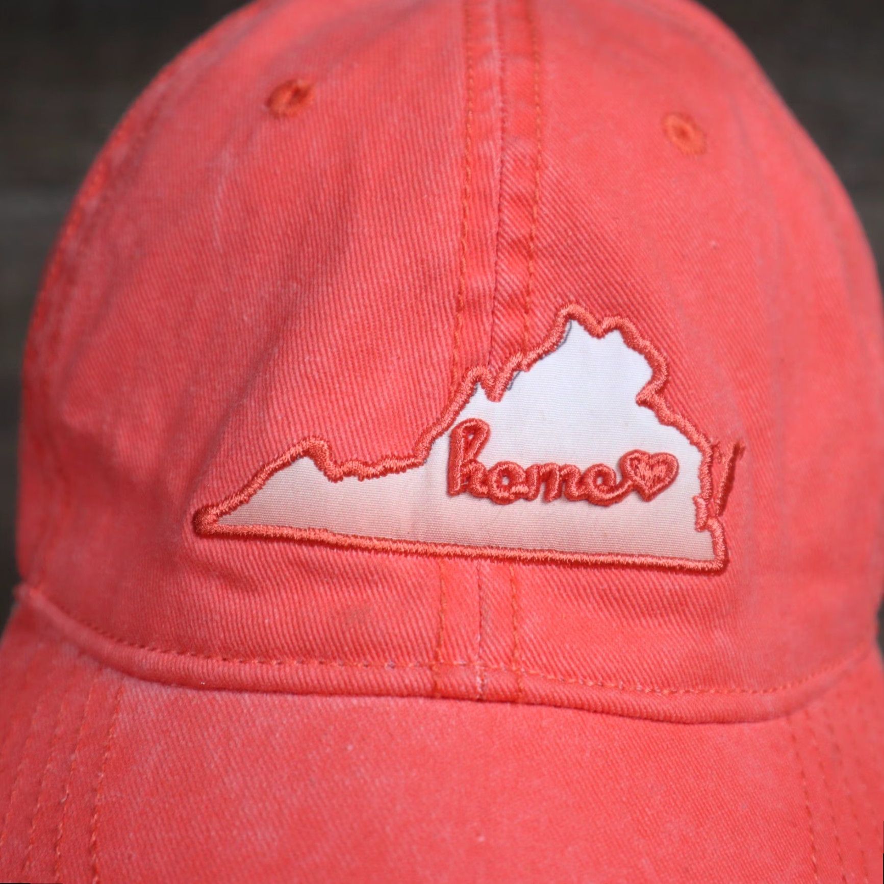 Vintage Virginia VA Hat Adult Adjustable Red Baseball Cap Unbranded Unisex Adults Size Adjustable Hats Men Women Size ONE SIZE - 2 Thumbnail