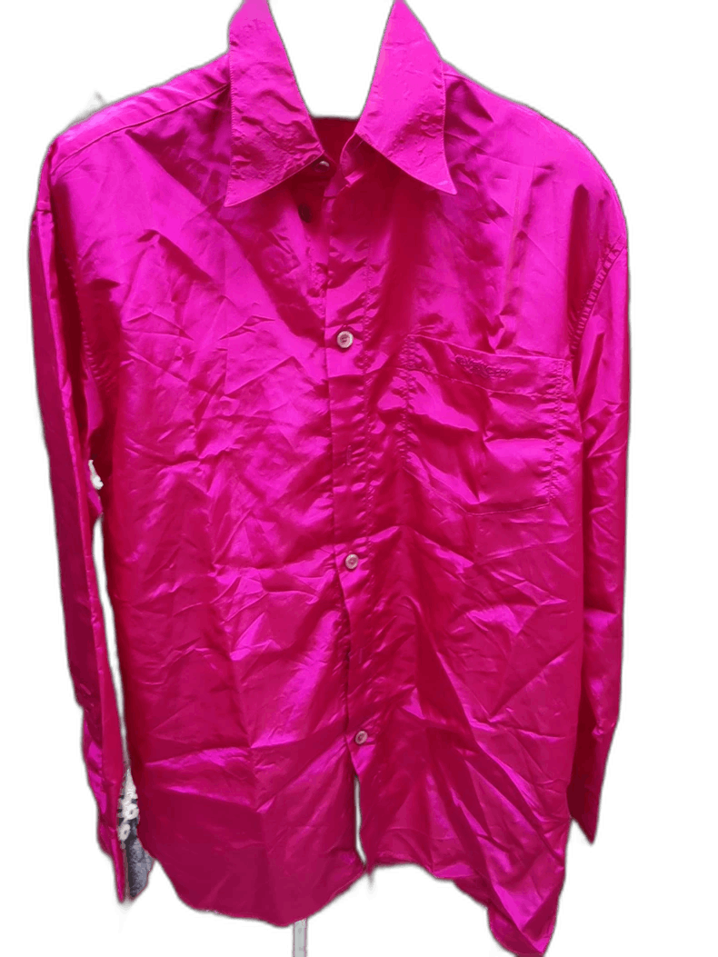 Givenchy Givenchy Magenta Long Sleeve Shirt Size US M / EU 48-50 / 2 - 1 Thumbnail