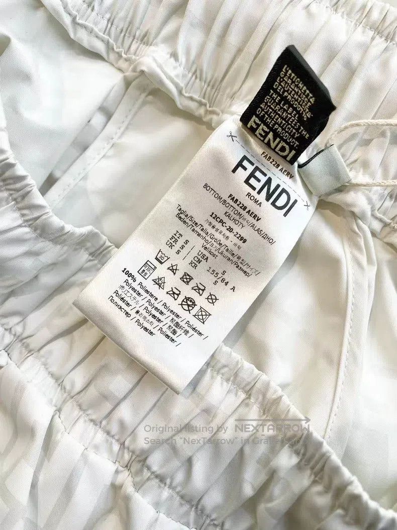 Fendi Fendi size S Polyester fiber vintage floral print trousers Size 25" / US 0 / IT 36 - 6 Thumbnail