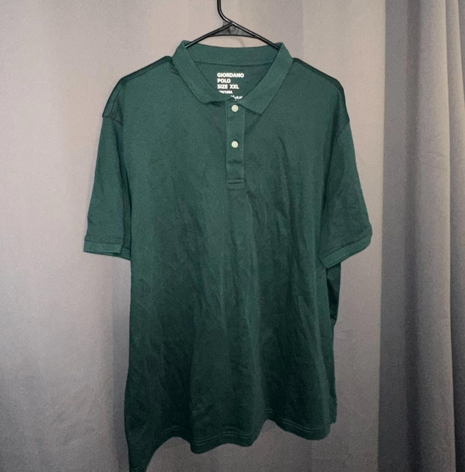 Giordano Dark Green Polo XXL | GIORDANO | New with Tag Size US XXL / EU 58 / 5 - 1 Thumbnail