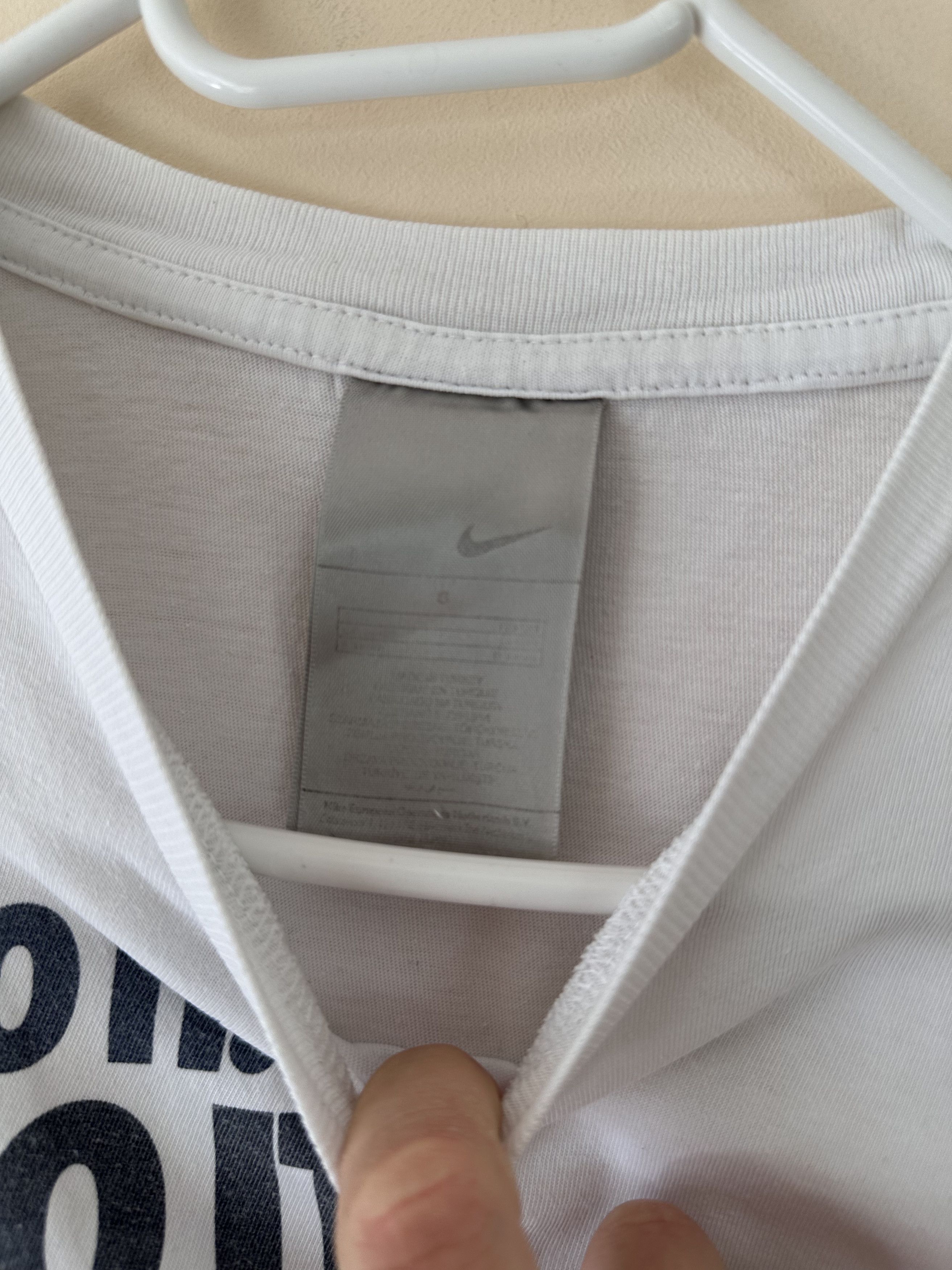 Nike × Vintage Vintage Nike t-shirt swoosh usa 90s Size US S / EU 44-46 / 1 - 4 Thumbnail