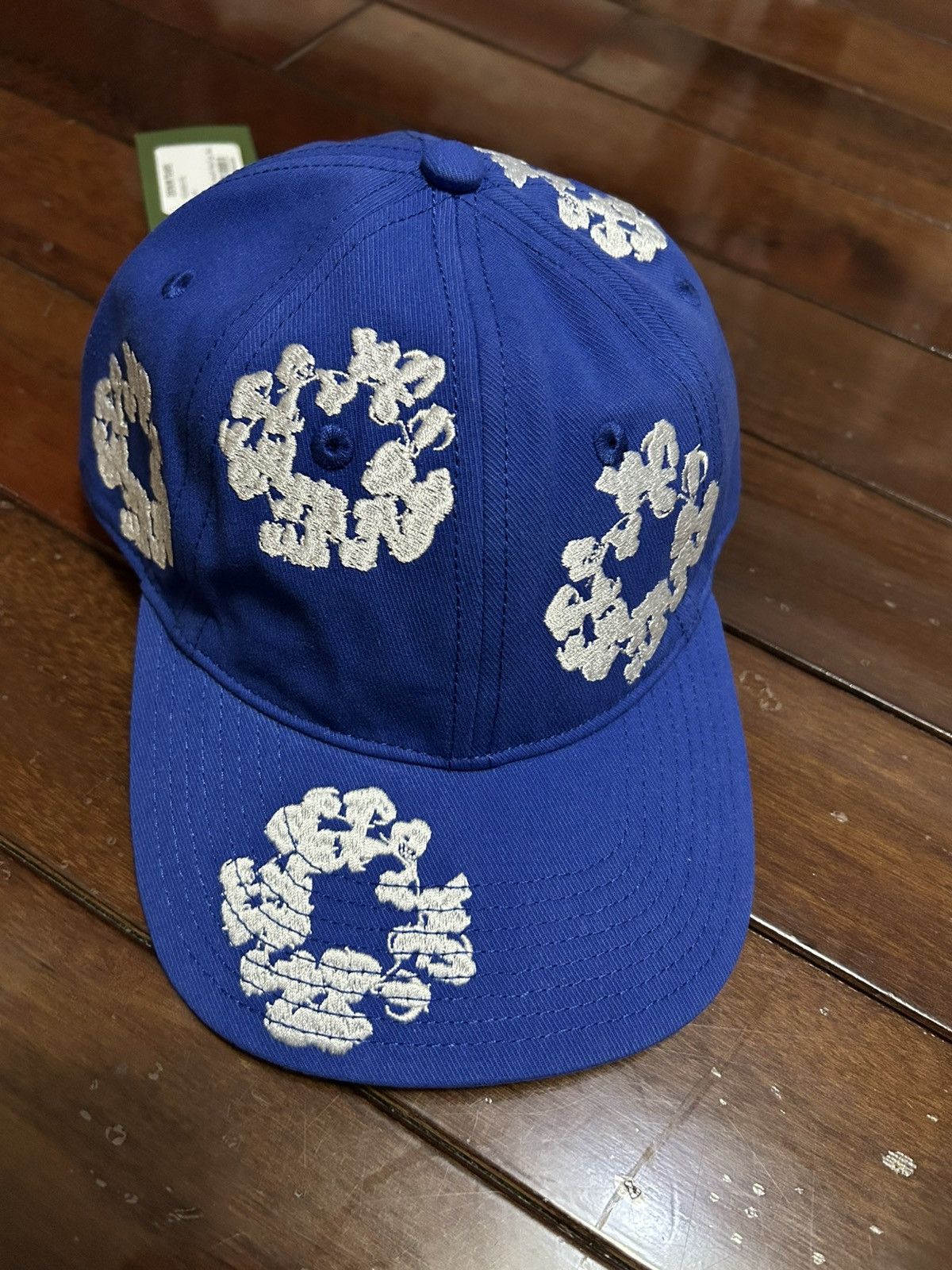 DENIM TEARS Denim Tears The Cotton Wreath Cap Blue Size ONE SIZE - 3 Thumbnail