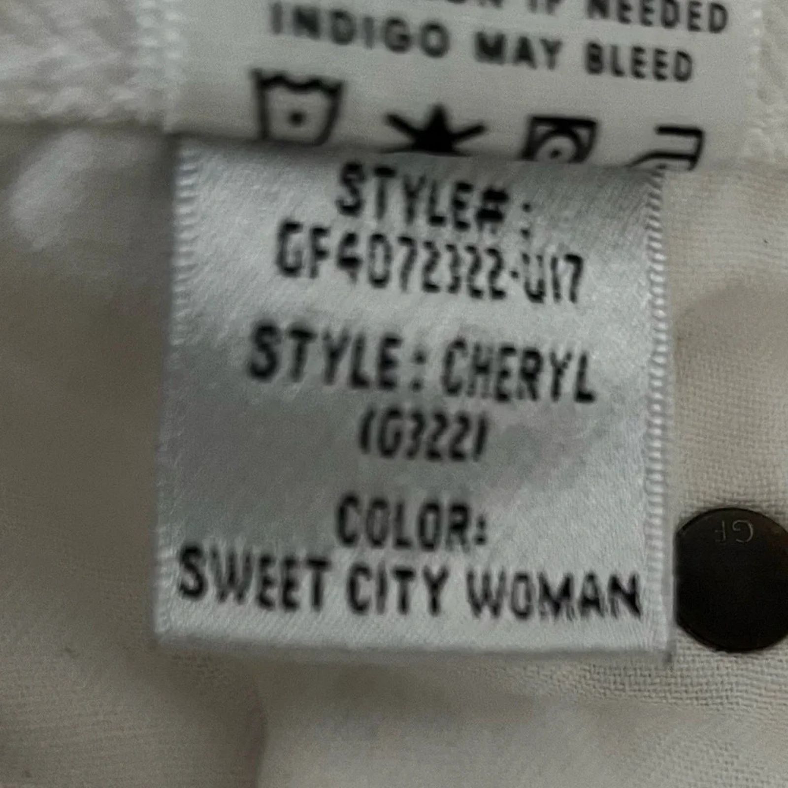 GRLFRND Grlfrnd Cheryl jeans, sz 24 in Sweet City Woman (white) Size 24" / US 00 / IT 34 - 2 Thumbnail