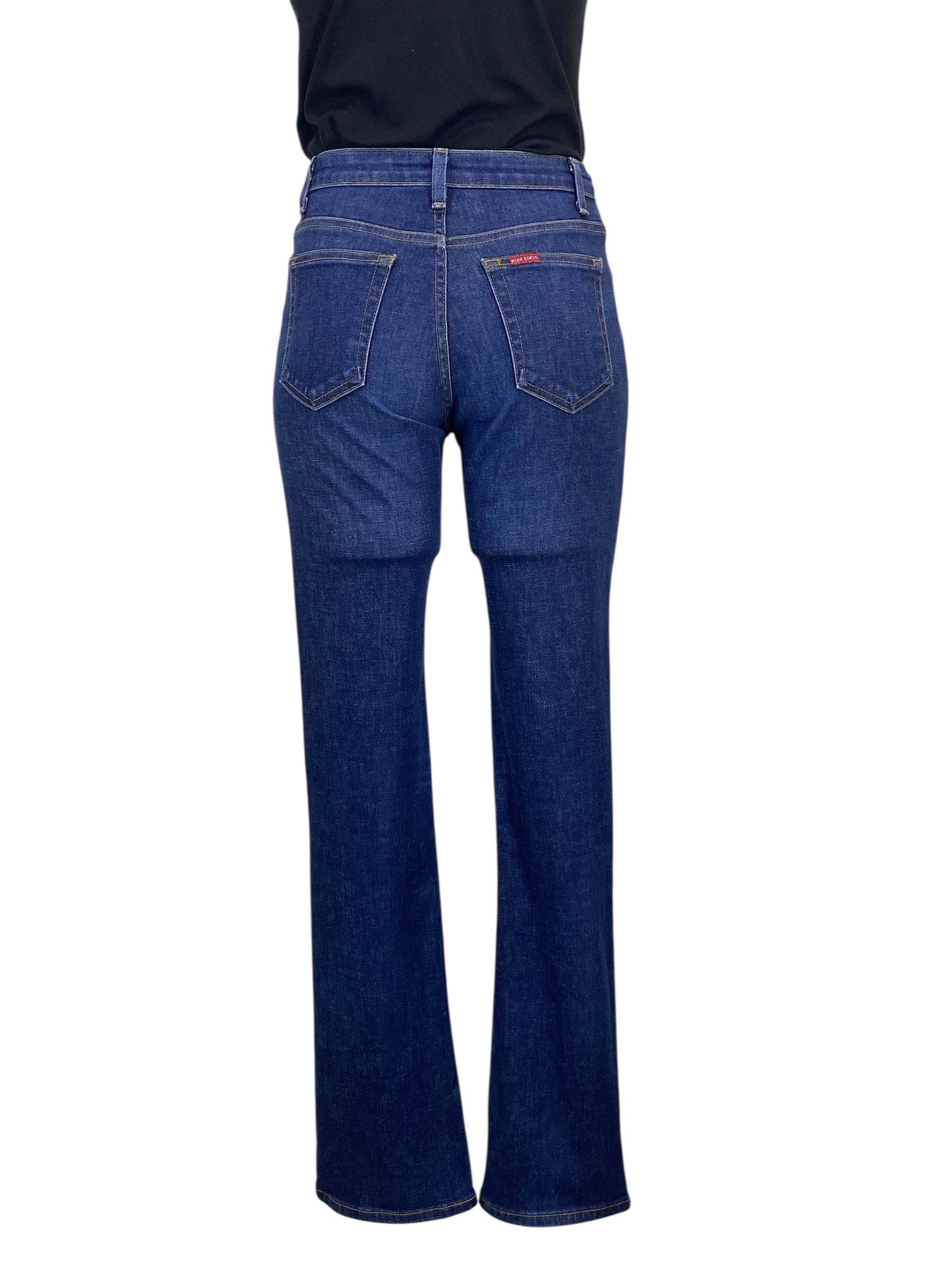 Edwin Mid Rise Women Flare Jeans Size 28" / US 6 / IT 42 - 1 Thumbnail