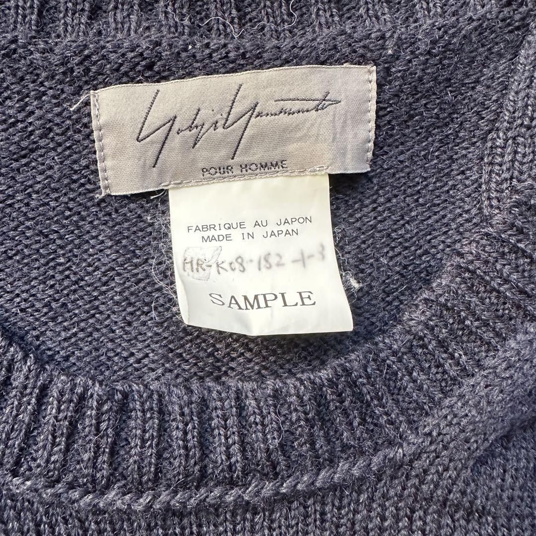 Yohji Yamamoto yohji yamamoto pour homme asymmetric knit Size US L / EU 52-54 / 3 - 8 Thumbnail