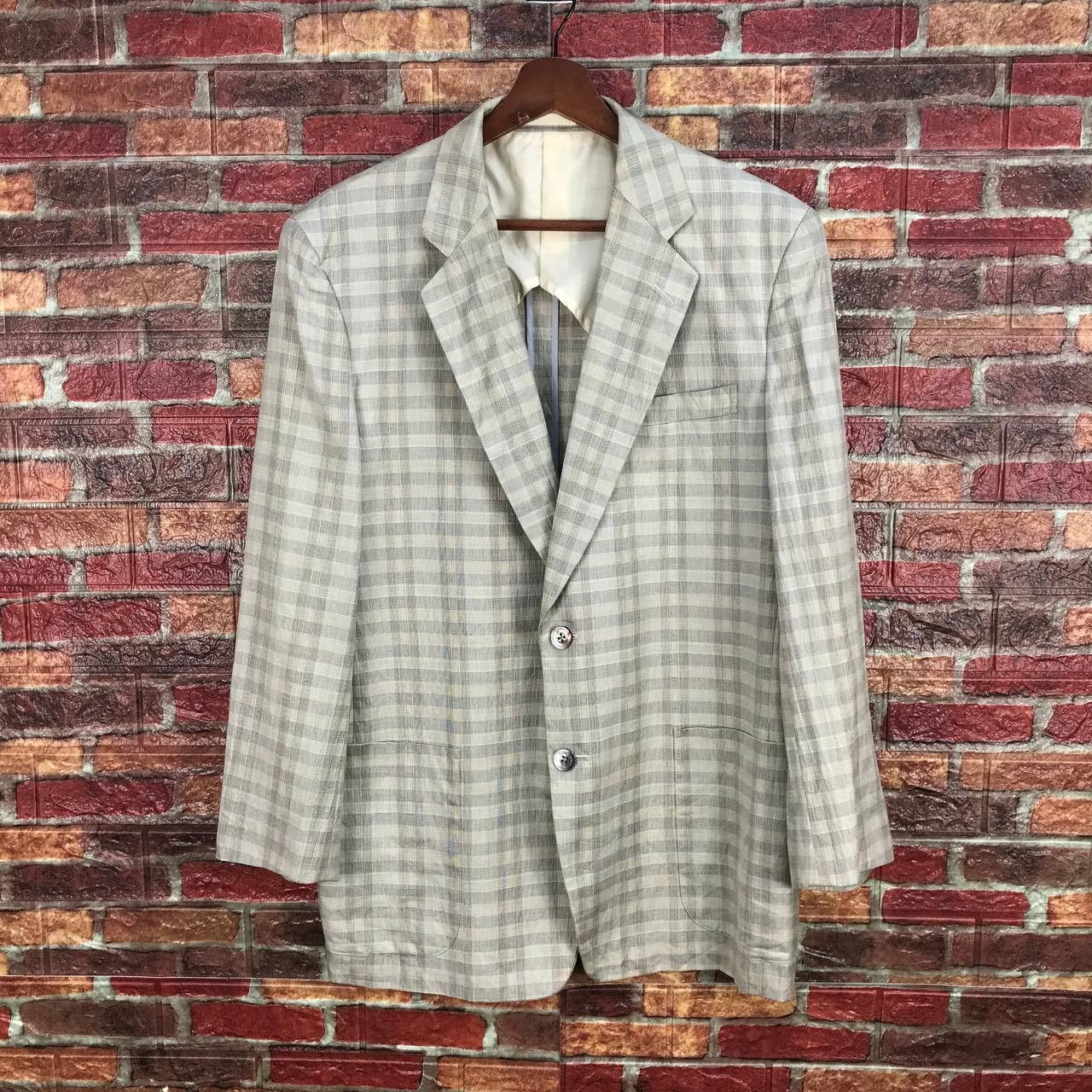 Burberry BURBERRY JAPAN PLAID BLAZER MEDIUM Size US M / EU 48-50 / 2 - 2 Thumbnail