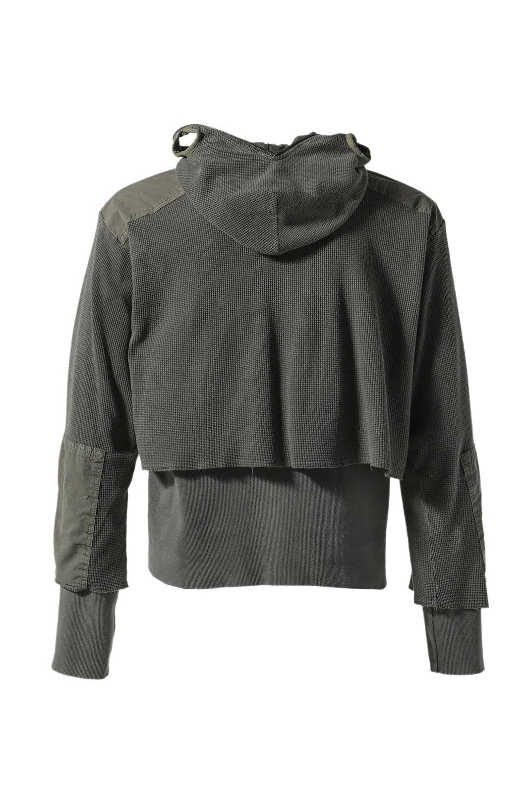 Project GR Project g/r GIMP WAFFLE THERMAL ZIP HOODIE size 2