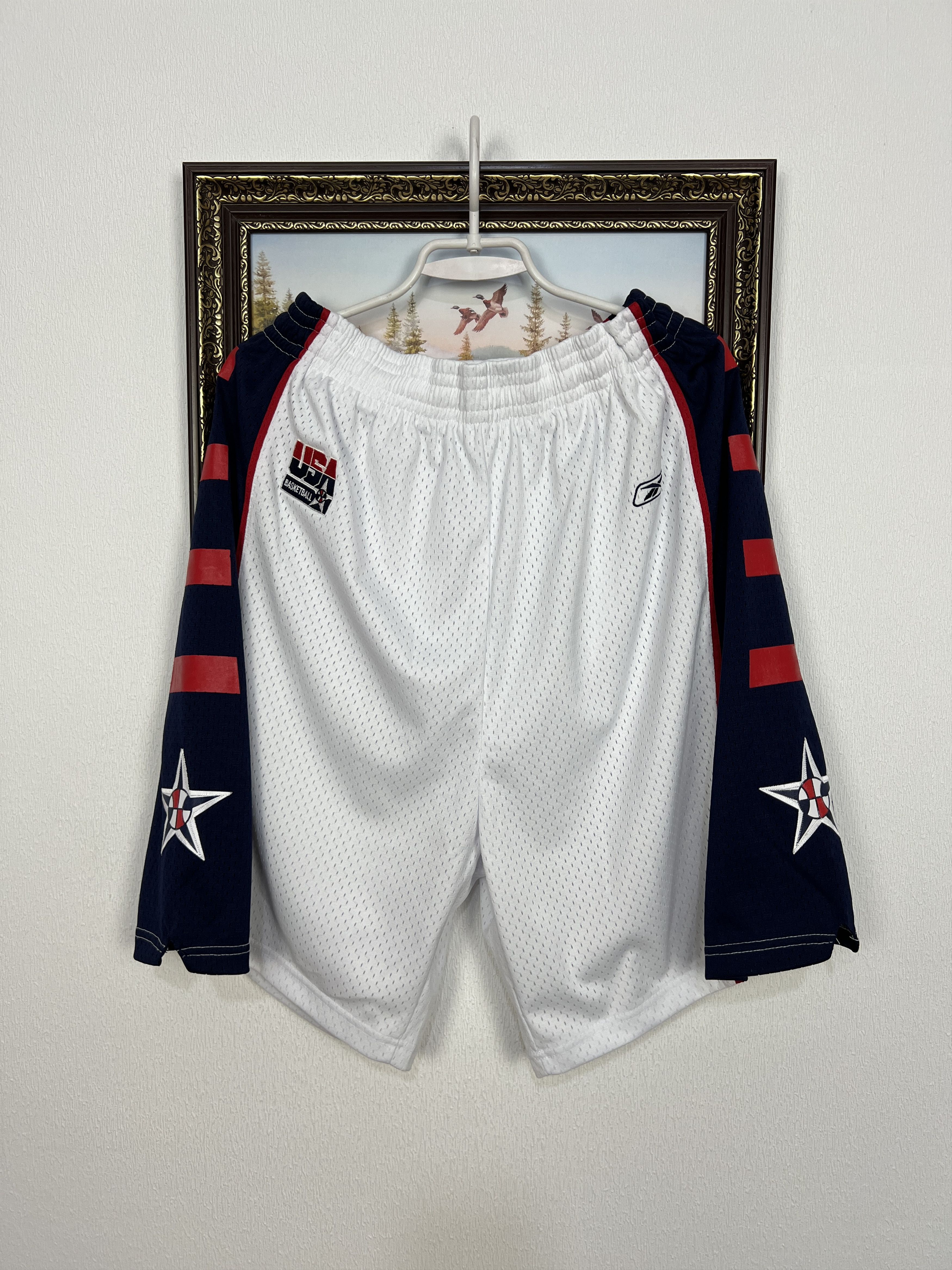 Reebok Vintage 2000's Reebok Team USA Basketball Shorts NBA 2XL Size US 38 / EU 54 - 1 Thumbnail