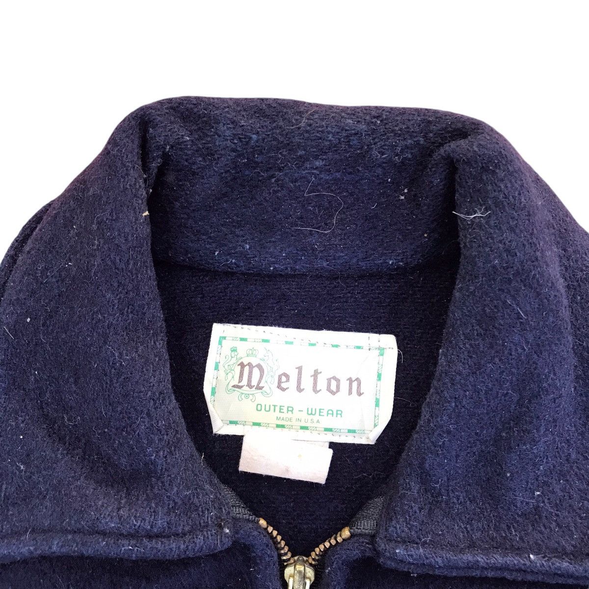 Other RARE VINTAGE MELTON MADE IN USA WOOL WORKERS JACKET Size US M / EU 48-50 / 2 - 4 Thumbnail