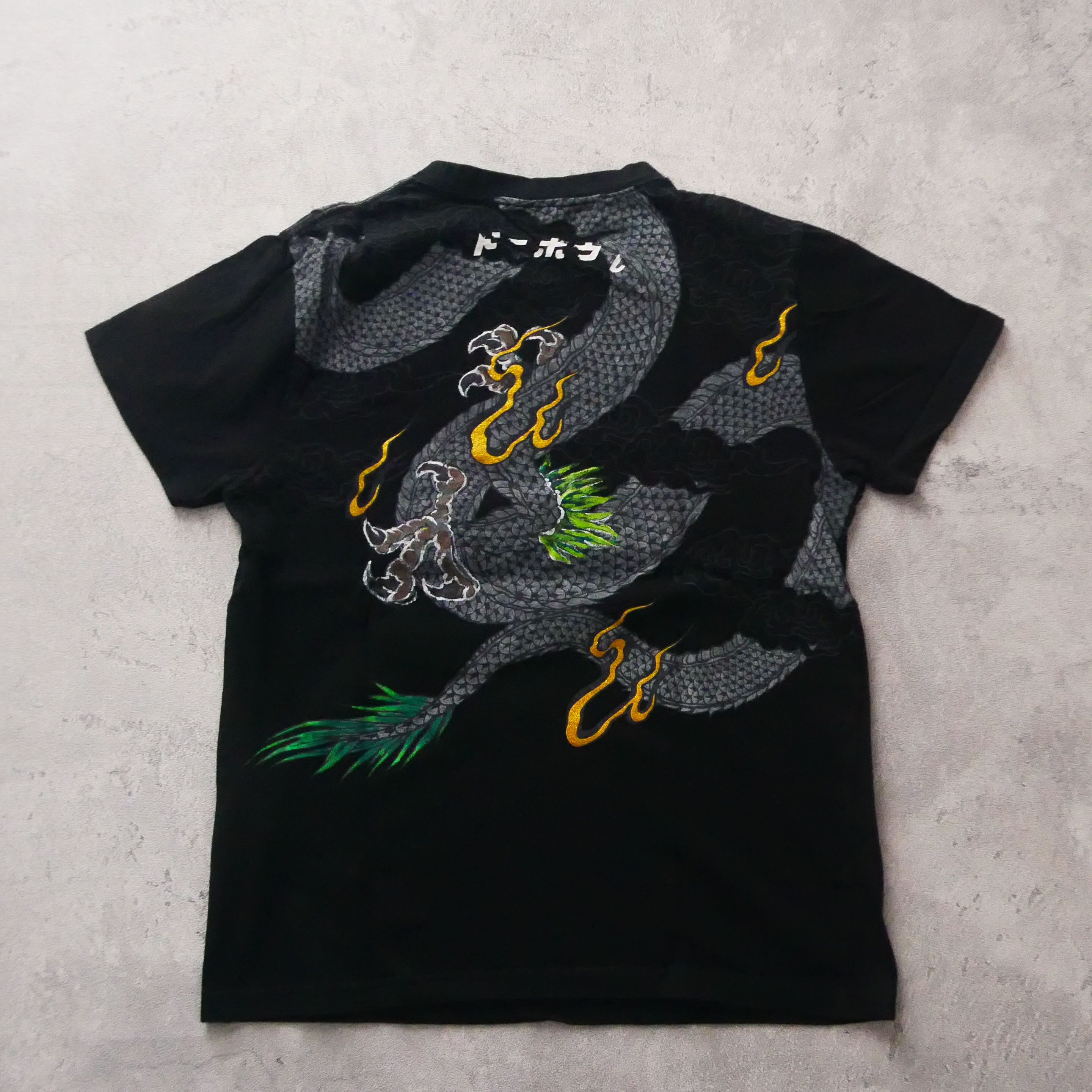 Japanese Brand Vintage Bullet Noise Sukajan Dragon Graphic Print Japanese Size US S / EU 44-46 / 1 - 7 Thumbnail