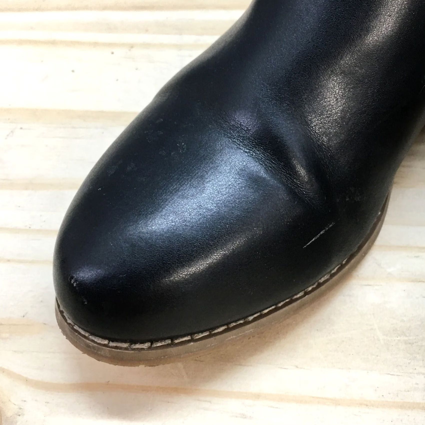 Dolce Vita DV Dolce Vita Boots Womens 8 Ankle Booties Leather Zipper Black Brown Heel 1in casual Womens Boots Size US 8 / IT 38 - 5 Thumbnail