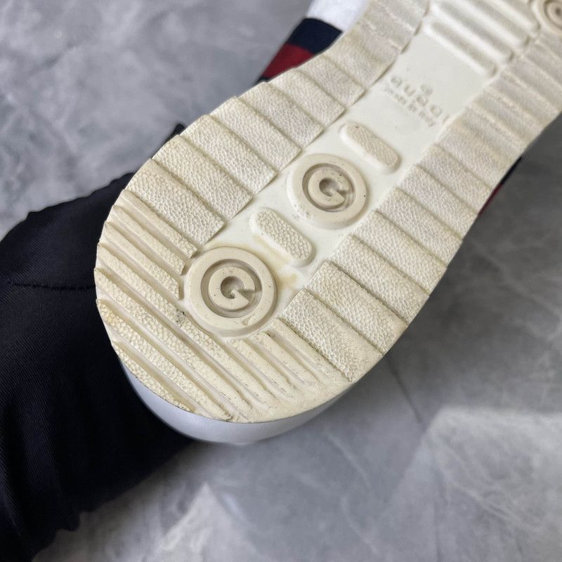 Gucci Gucci Leather GG Canvas Sneakers - Size US 9.5 / EU 42-43 - 1 Thumbnail