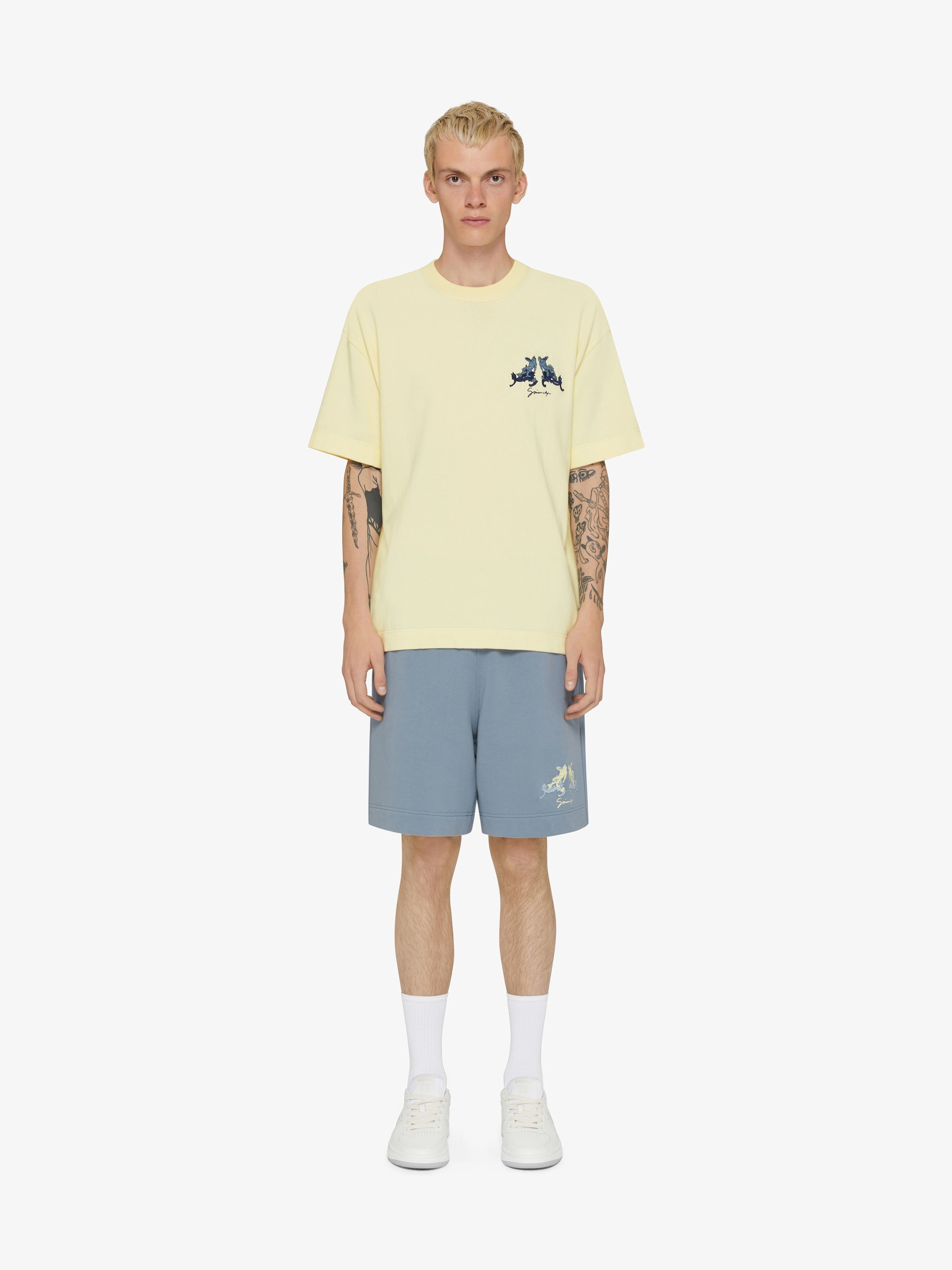 Givenchy o1w1db10925 Knitted T-Shirt in Light Yellow Size US S / EU 44-46 / 1 - 3 Thumbnail