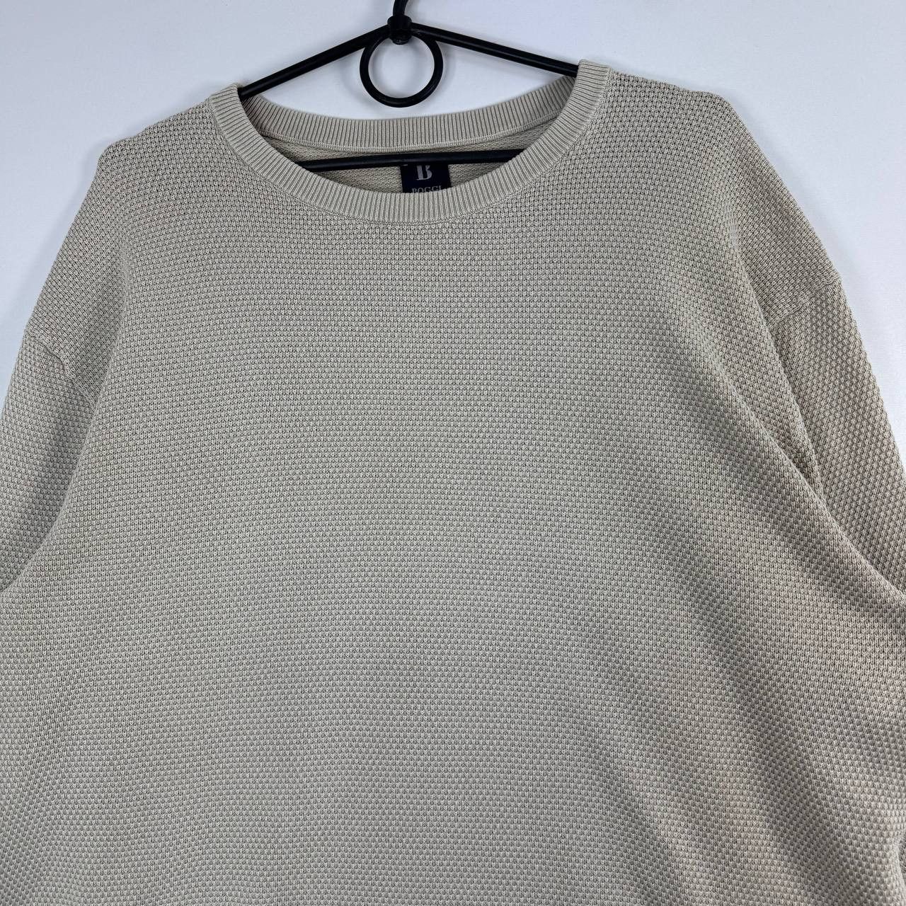 Boggi Boggi Milano Knit Sweater Men Beige Crewneck Size XL Size US XL / EU 56 / 4 - 2 Thumbnail