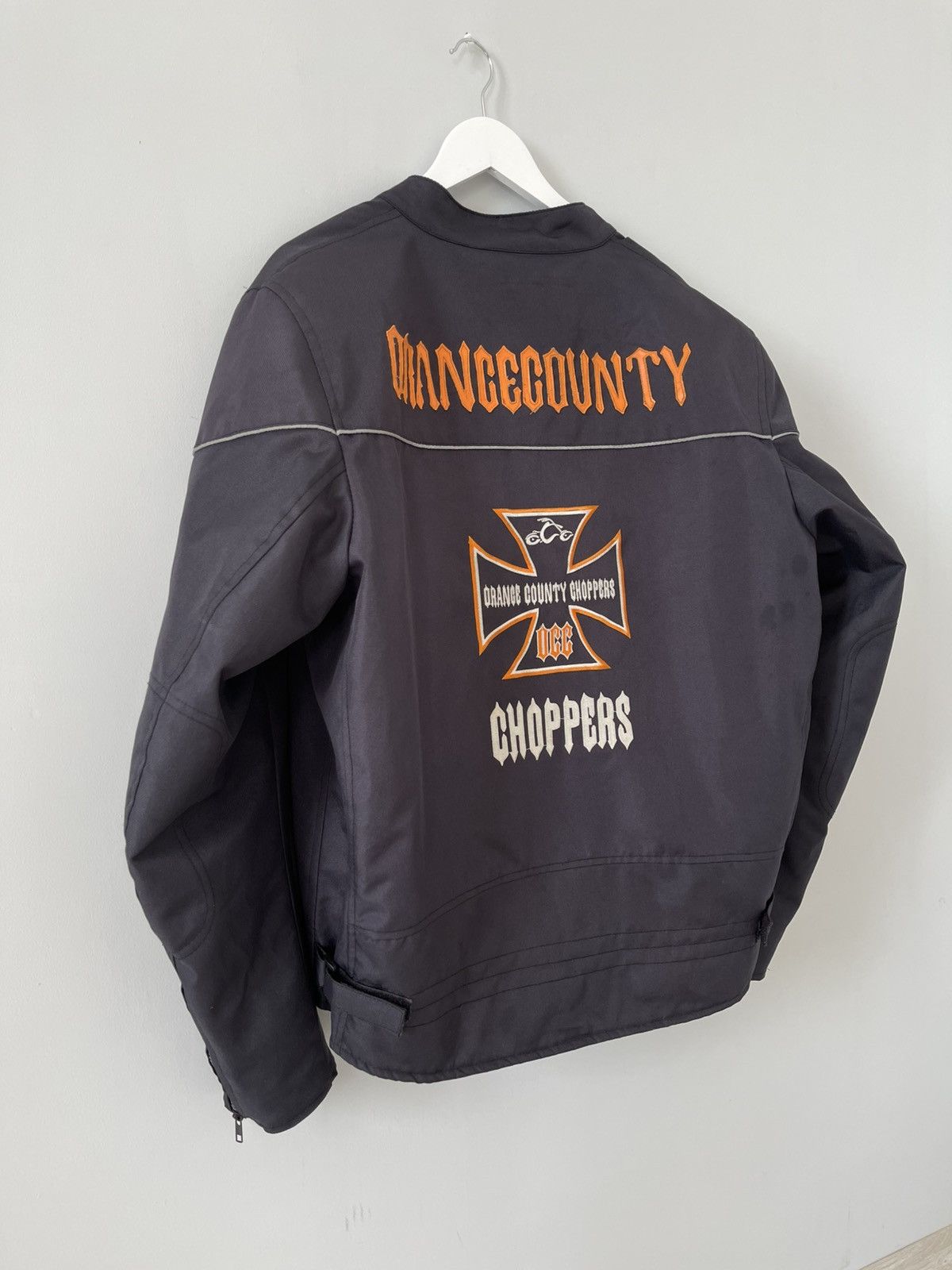Vintage Vintage Orange County Choppers Armored Motorcycle Jacket Size US XL / EU 56 / 4 - 6 Thumbnail