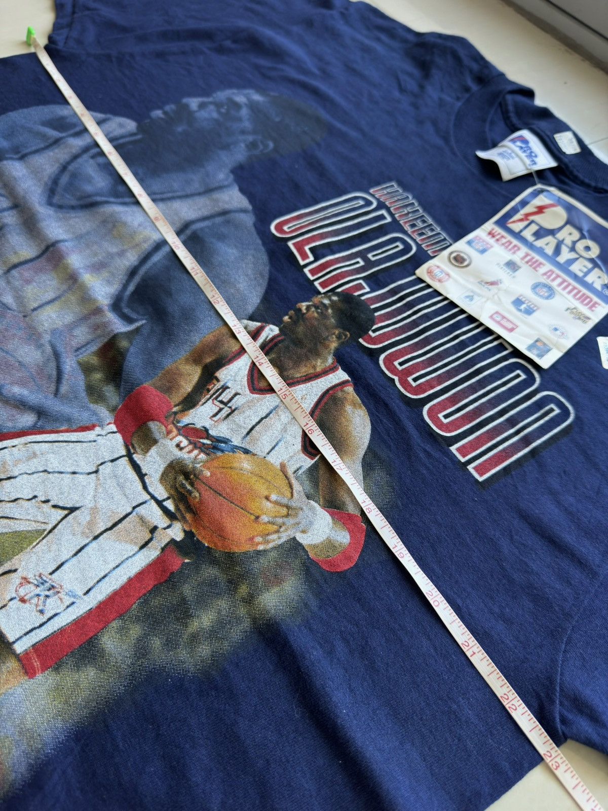NBA Hakeem Olajuwon Houston Rockets 90s Dream Pro Player Shirt Size US L / EU 52-54 / 3 - 8 Thumbnail