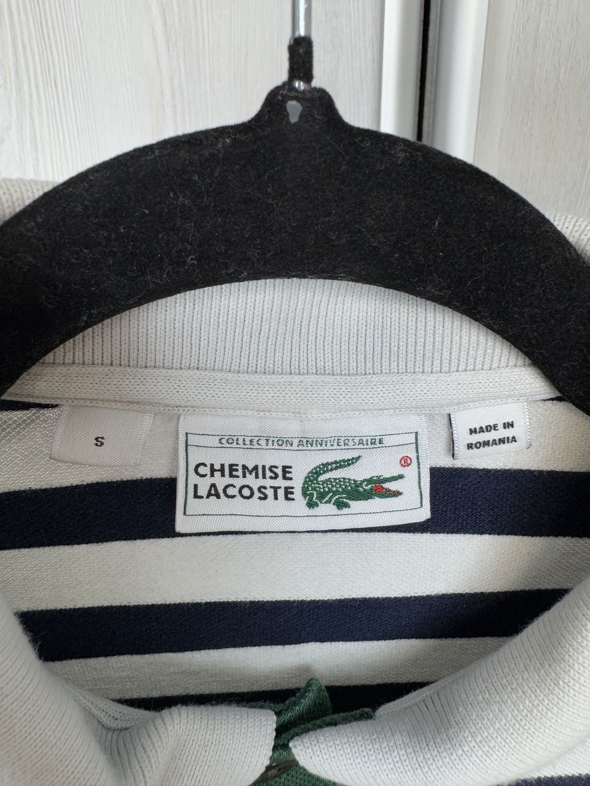 Lacoste Chemise Lacoste 85th Anniversary Striped Top Polo Tee Size US S / EU 44-46 / 1 - 5 Thumbnail