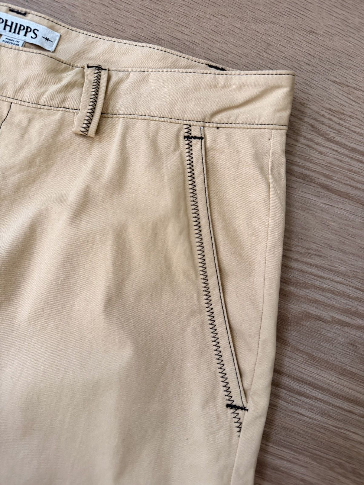 Phipps Adventure Dad Pants Sand Organic Cotton Made in Portugal Size US 32 / EU 48 - 6 Thumbnail