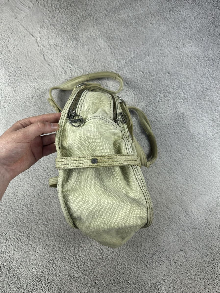 Diesel Diesel Round Canvas Tote “Still Brave” Y2K Bag Faded Japan Size ONE SIZE - 14 Thumbnail