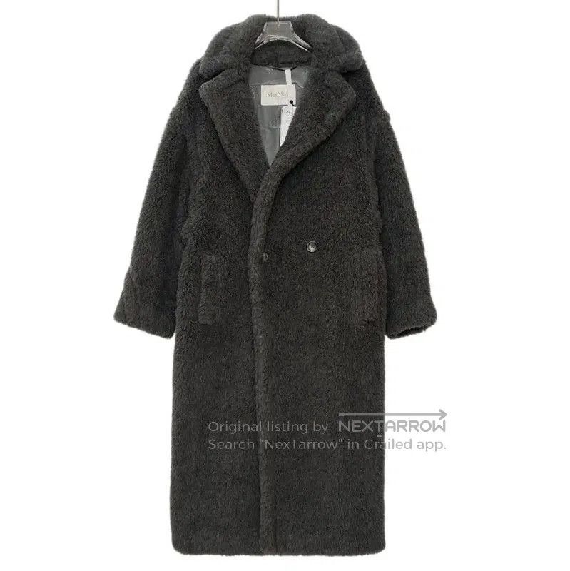 MaxMara Gray Wool Women's Coat .