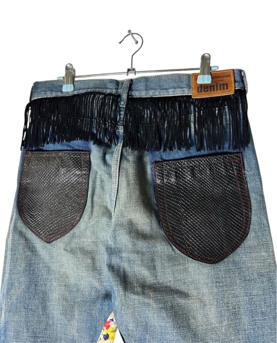 Junya Watanabe Junya Watanabe Comme Des Garcons Cdg Patchwork Cropped Jeans Size US 30 / EU 46 - 5 Thumbnail