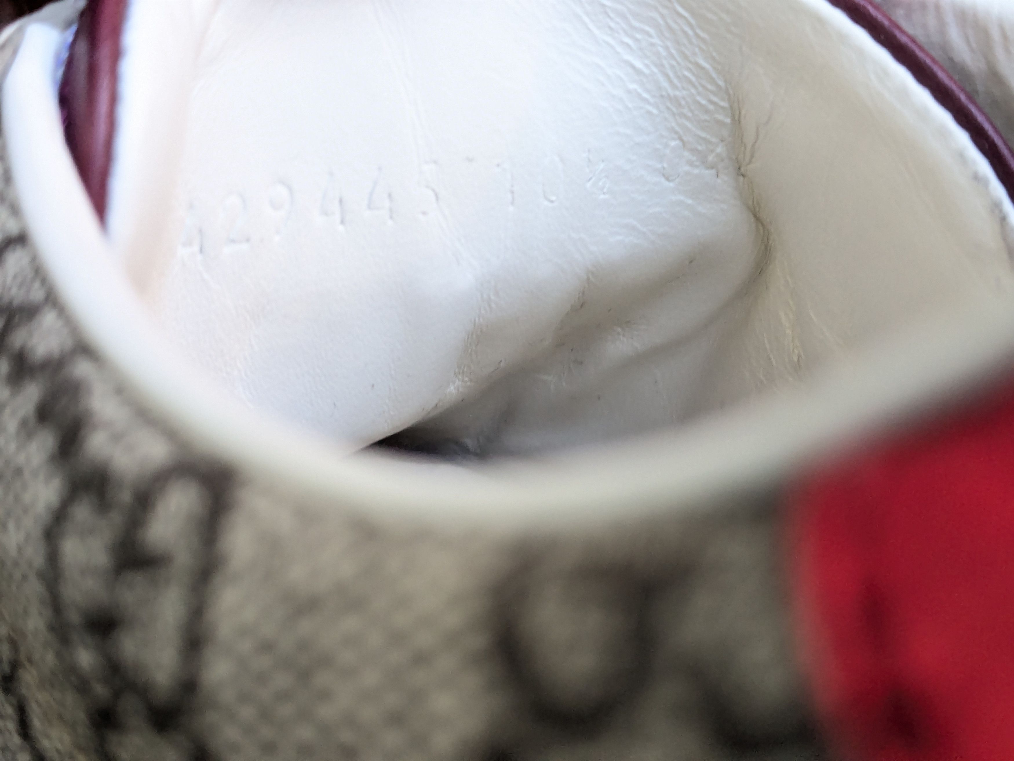Gucci Gucci Ace Monogram 11 Canvas Logo GG Supreme Red Low Tops Size US 11 / EU 44 - 5 Thumbnail