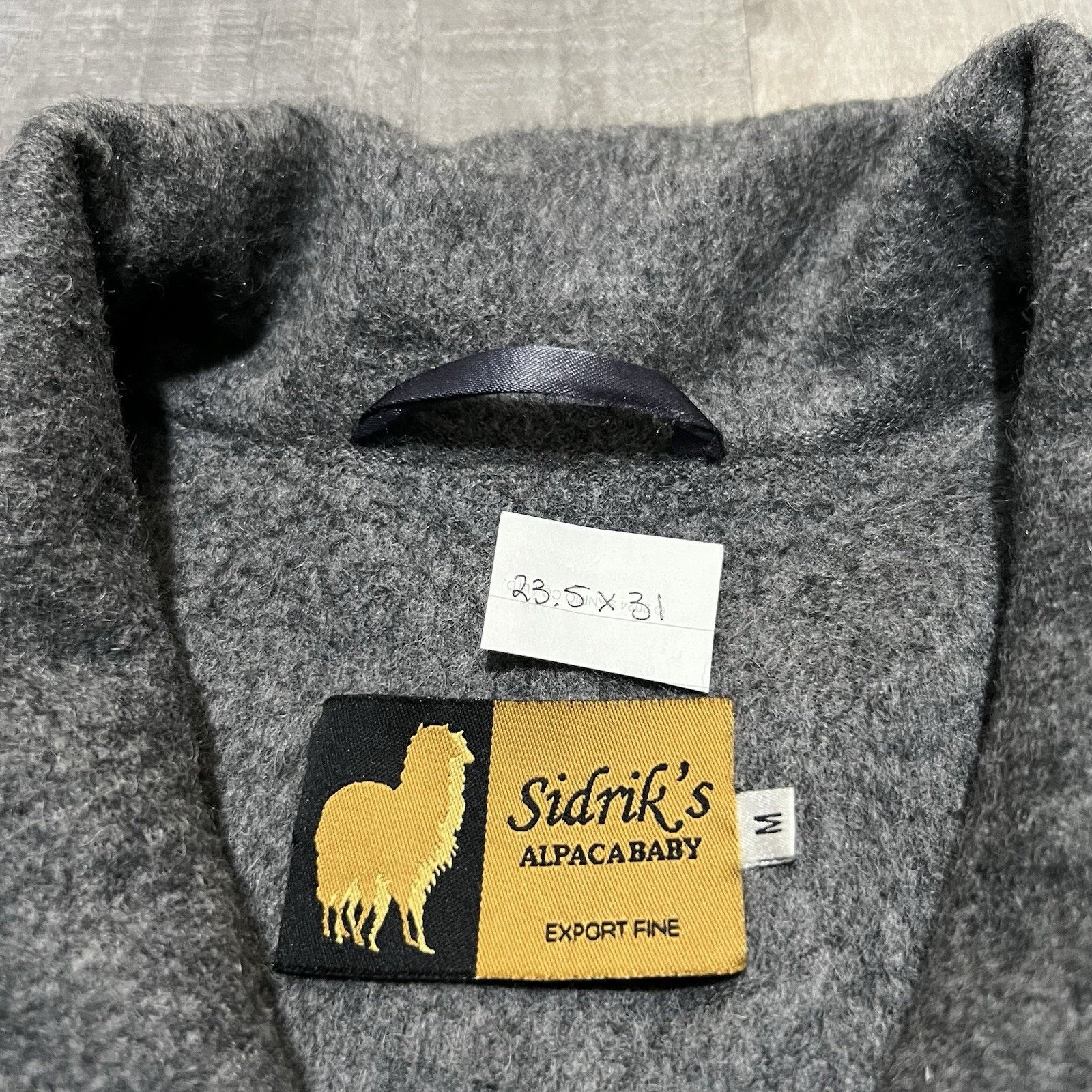 Other Sidriks Baby Alpaca Fuzzy Wool Full Zip Peruvian Overcoat Size US M / EU 48-50 / 2 - 6 Thumbnail
