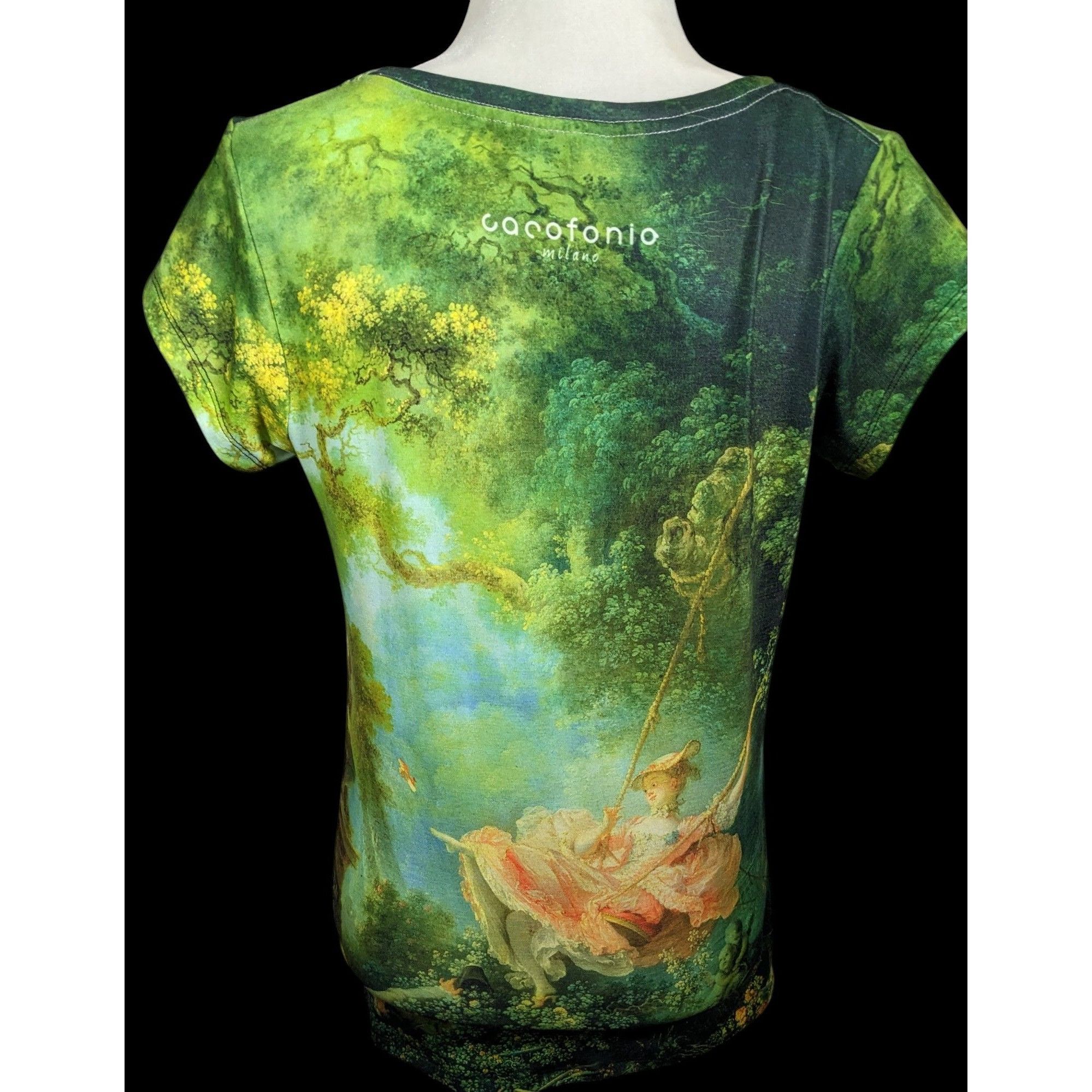 Other Cacofonia Milano The Swing Art Print Shirt Size Medium Size M / US 6-8 / IT 42-44 - 2 Thumbnail