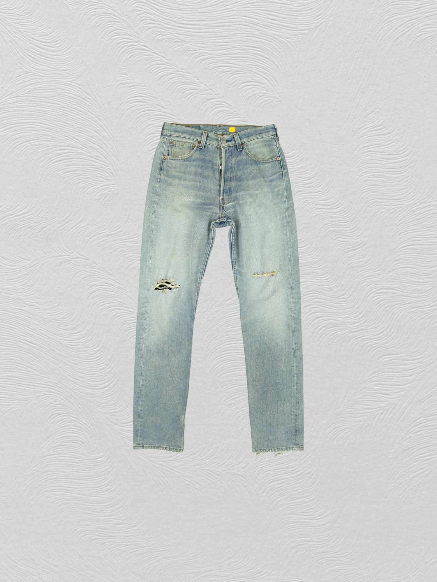 Levi's Light Wash Distressed Vintage Levi's 501 Denim 28x33 -JN153 Size US 28 / EU 44 - 1 Thumbnail