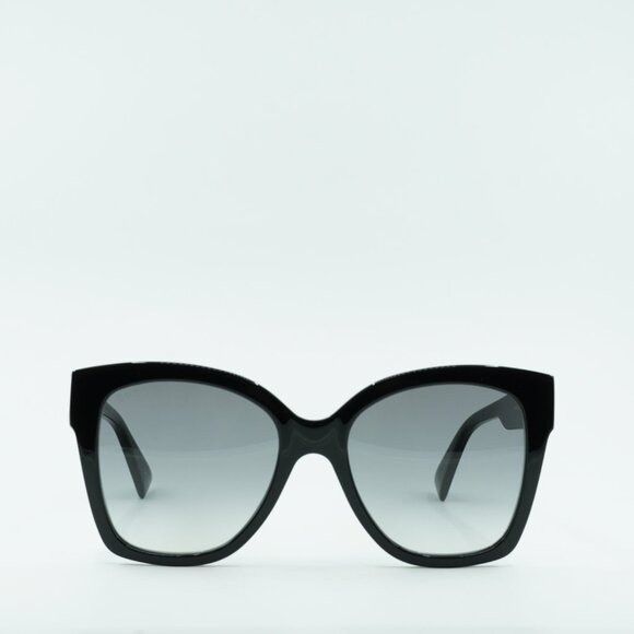 Gucci Gucci GG0459S 001 Sunglasses Black Cat Eye Frame, Grey Size ONE SIZE - 2 Thumbnail