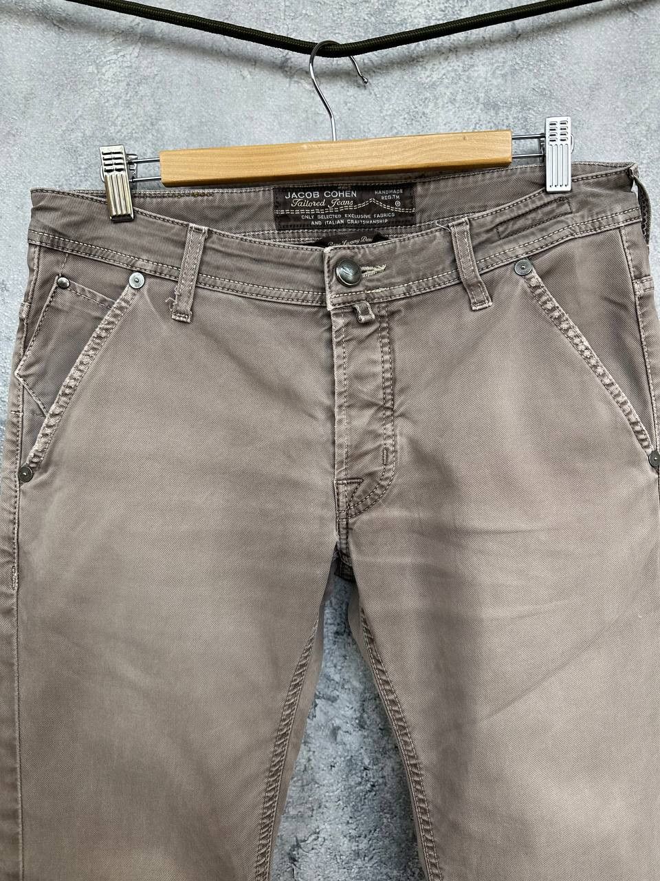 Jacob Cohen Jacob Cohen Tailored Jeans Type 613C Brown Taupe Denim Pants Size US 32 / EU 48 - 4 Thumbnail