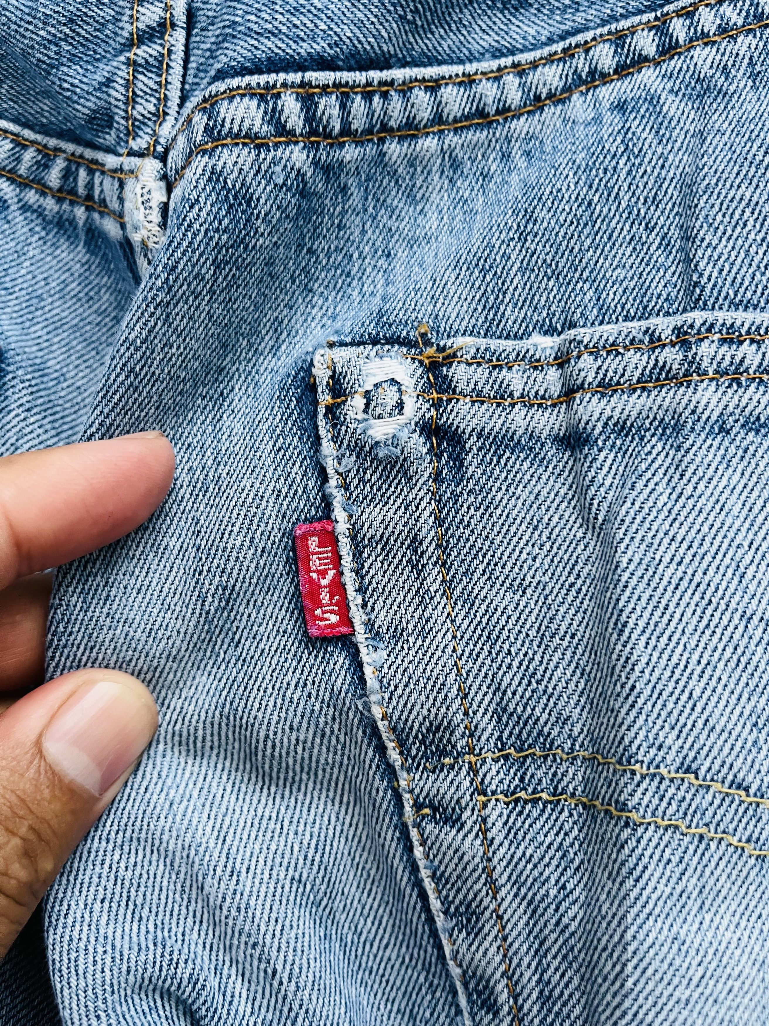 Levi's Vintage Clothing × Vintage Vintage 60s Levis Big E Distressed Fashion Style Size US 32 / EU 48 - 11 Thumbnail