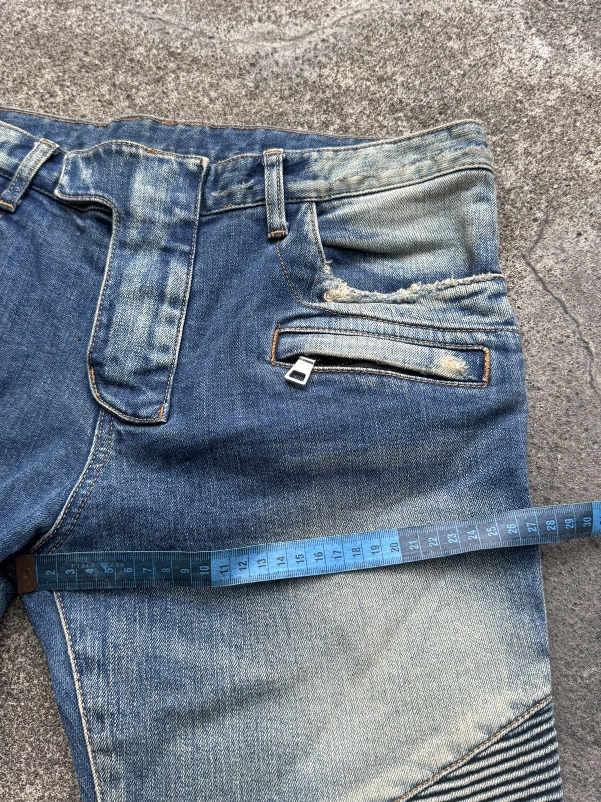 Balmain Balmain Decarnin Biker Denim Size US 32 / EU 48 - 9 Thumbnail
