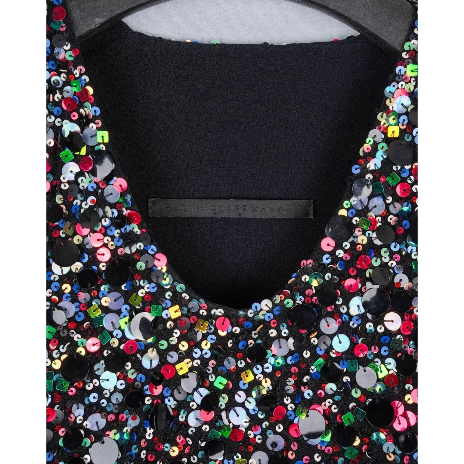 Haider Ackermann Haider ackermann multicolor sequin party tank top blouse Size XL / US 12-14 / IT 48-50 - 4 Thumbnail