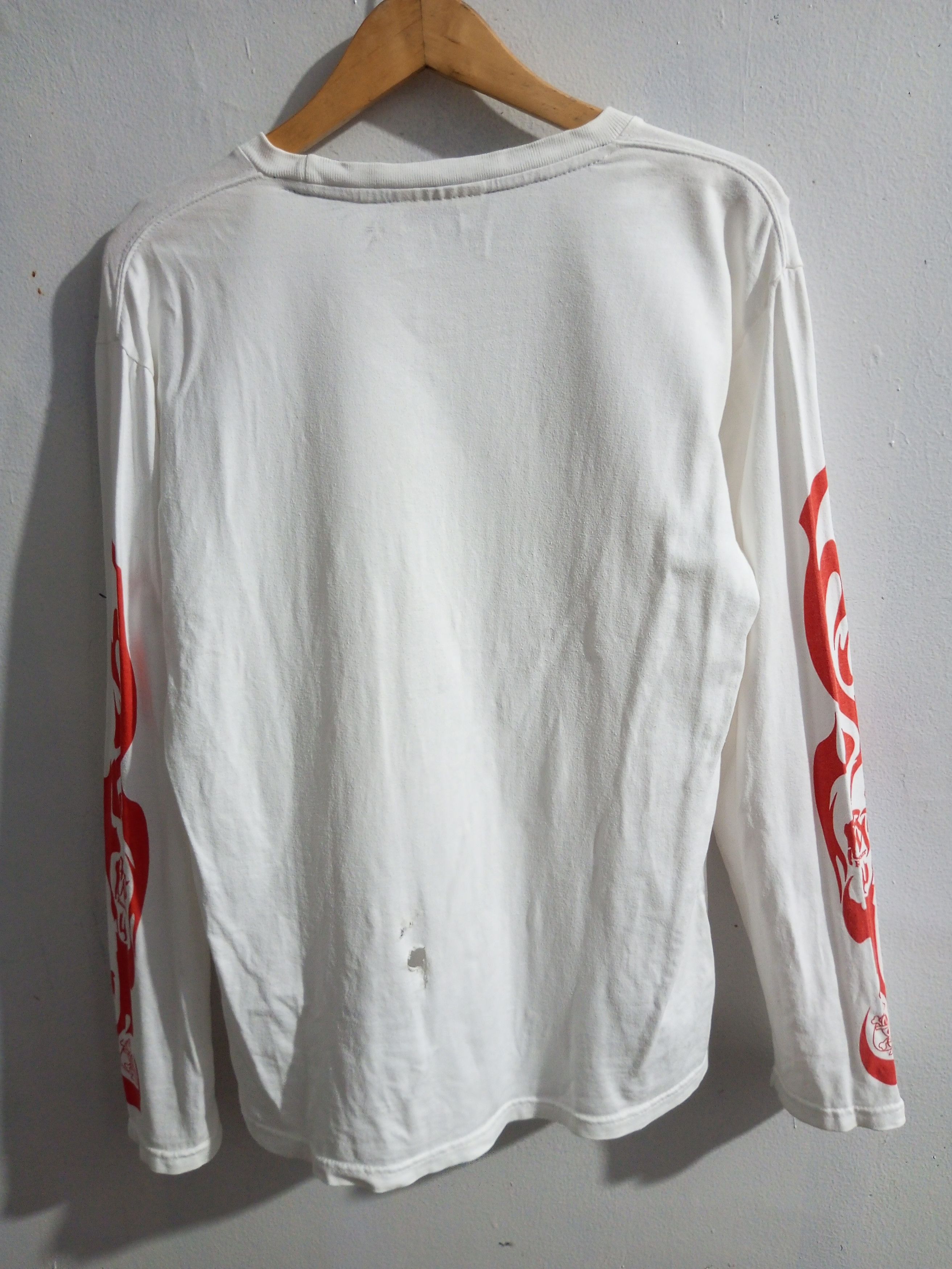 Hysteric Glamour Vintage one Piece ace flame Spellout long sleeve tee Size US M / EU 48-50 / 2 - 5 Thumbnail
