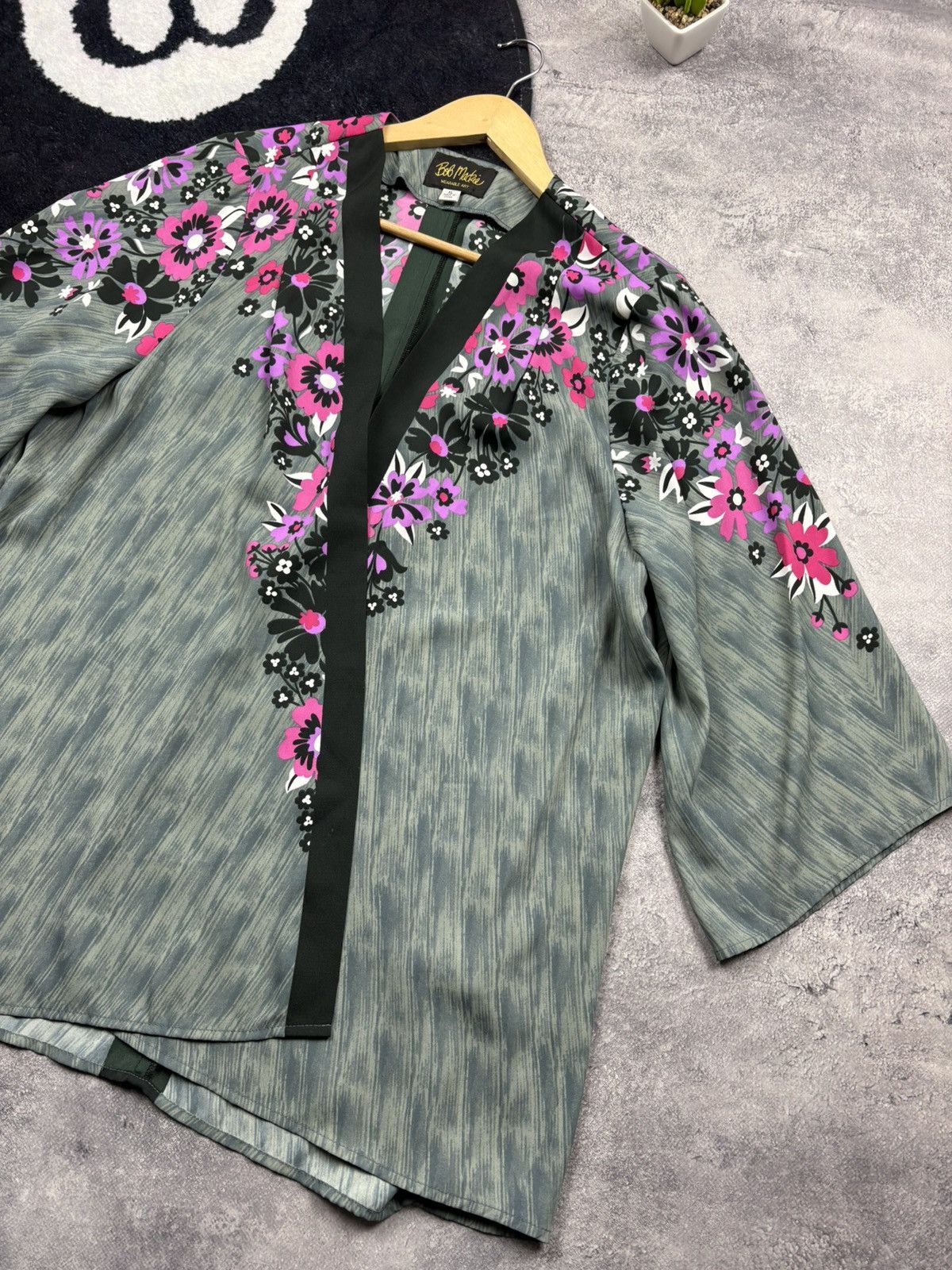 Bob Mackie BOB MACKIE Vintage Kimono Cardigan Polyester Crazy Y2k Rare Size XL / US 12-14 / IT 48-50 - 2 Thumbnail