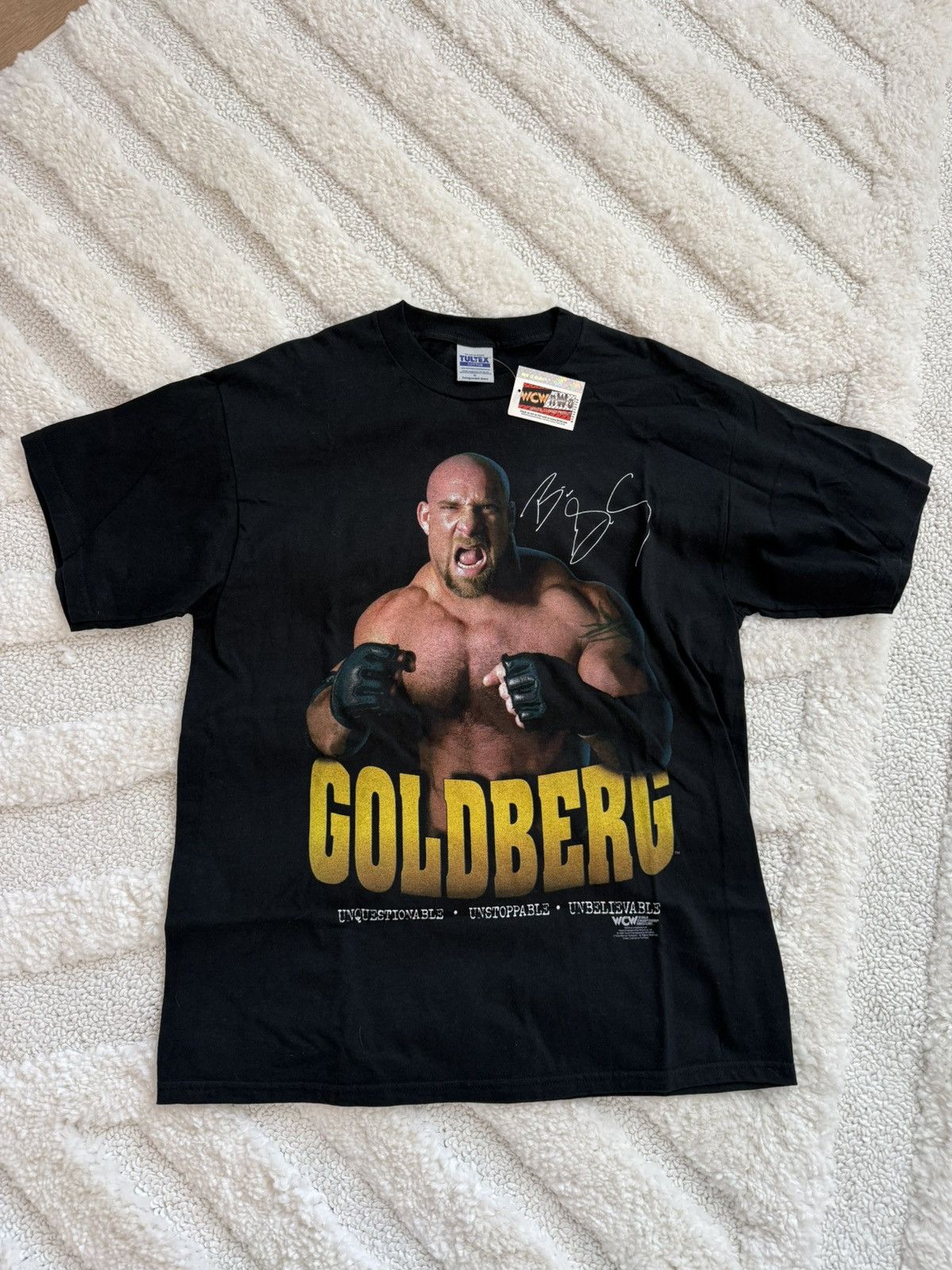 Vintage Goldberg WCW/NWO tee Size US XL / EU 56 / 4 - 1 Thumbnail