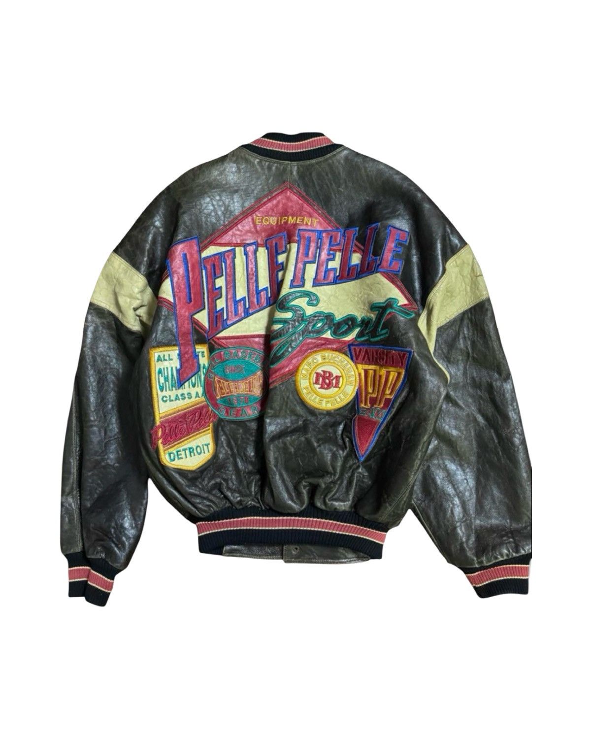 Pelle Pelle 🔥RARE🔥 Pelle Pelle 🇺🇸 Leather Bomber Jacket